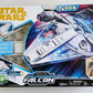 Star Wars Force Link 2.0 Kessel Run Millennium Falcon and Han Solo 3.75-Inch Scale Vehicle with Action Figure