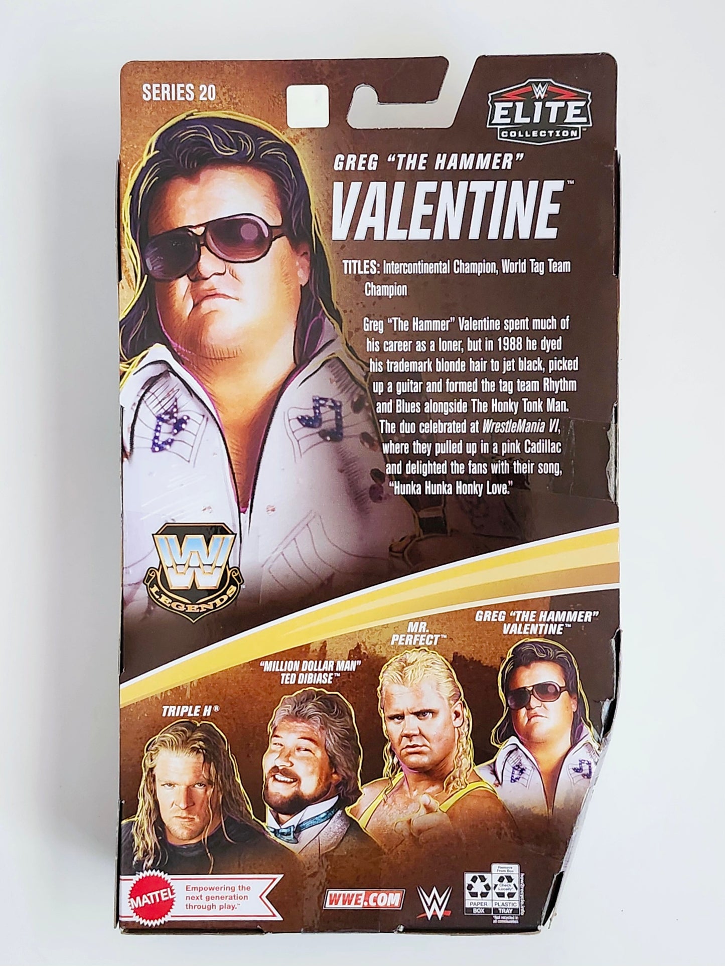 WWE Legends Elite Collection Series 20 Greg "The Hammer" Valentine Exclusive Action Figure