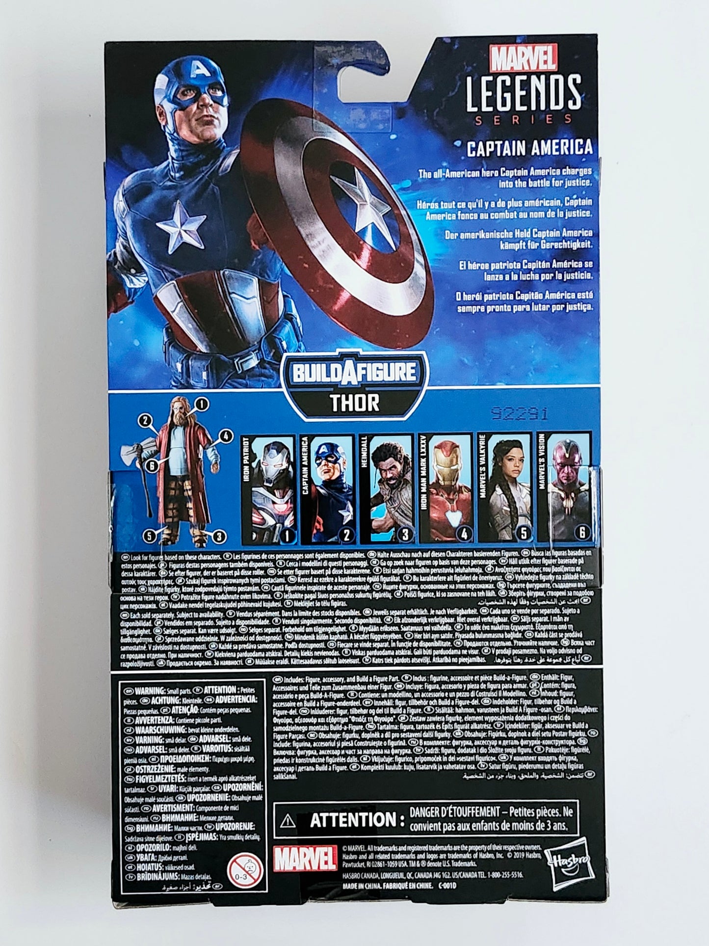 Marvel Legends Thor Series Captain America 6-Inch Action Figure