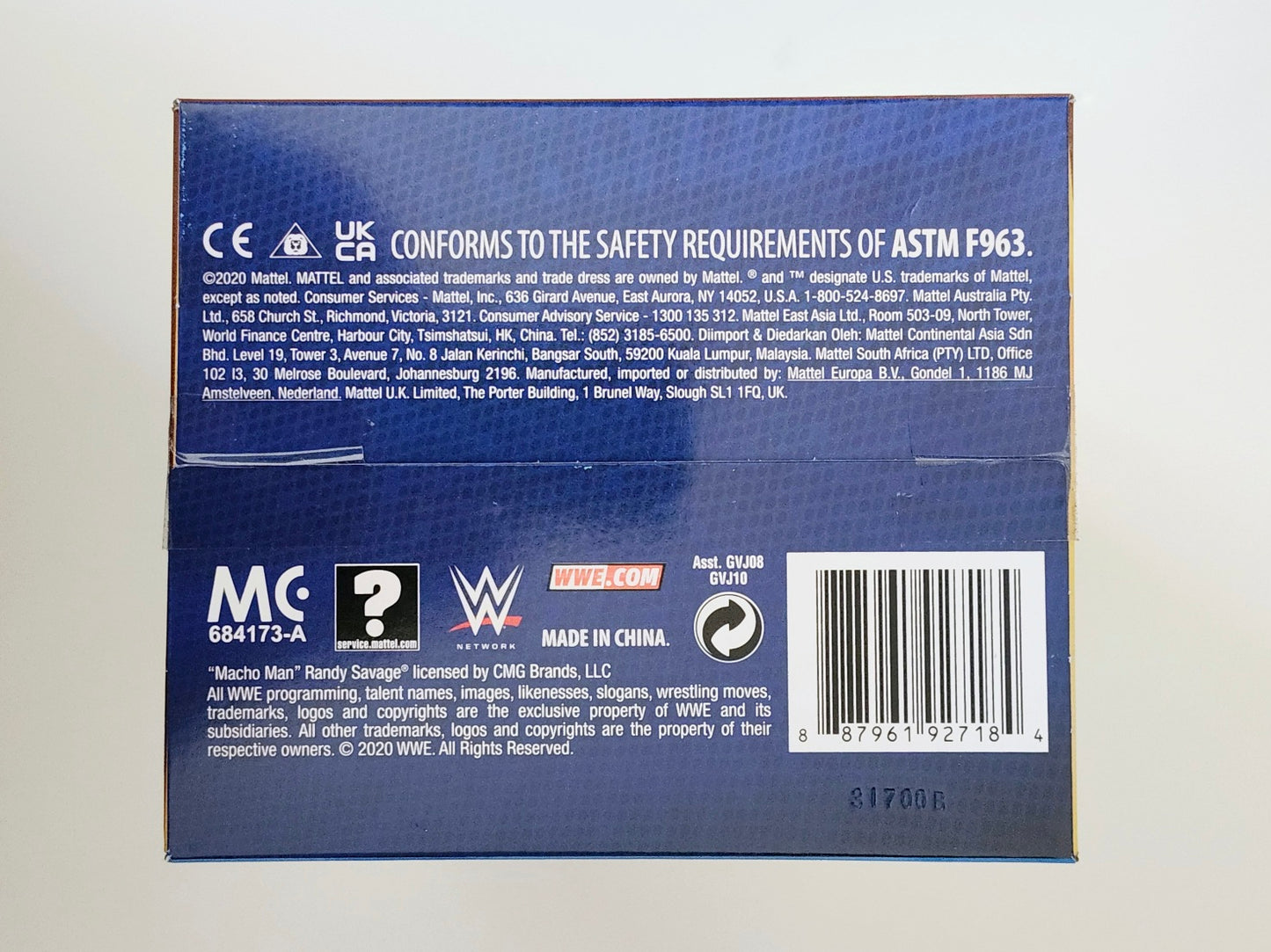 WWE WrestleMania Celebration "Macho Man" Randy Savage in Ring Cart Action Figure