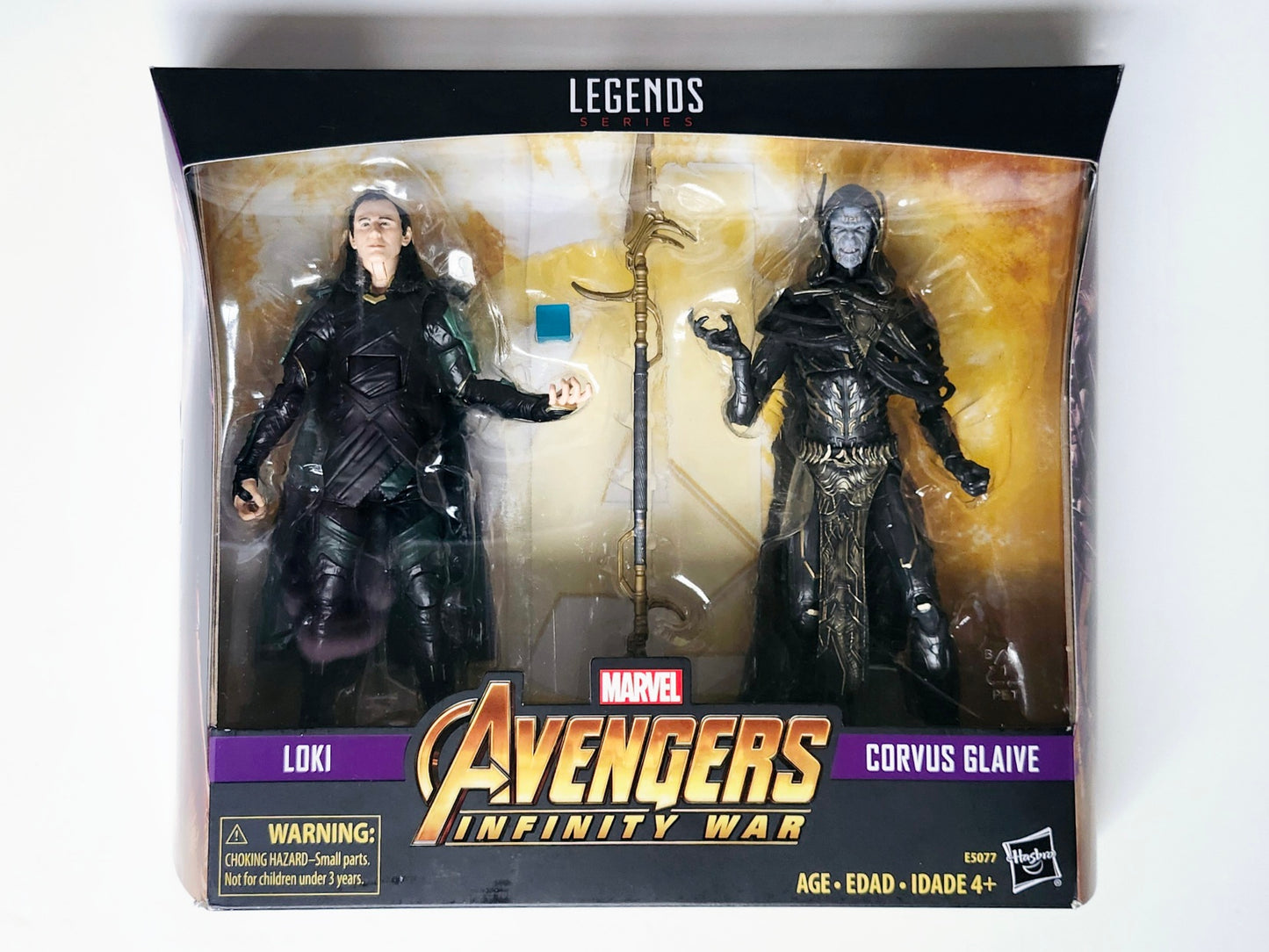 Marvel Legends Avengers Infinity War Loki and Corvus Glaive Action Figure 2-Pack