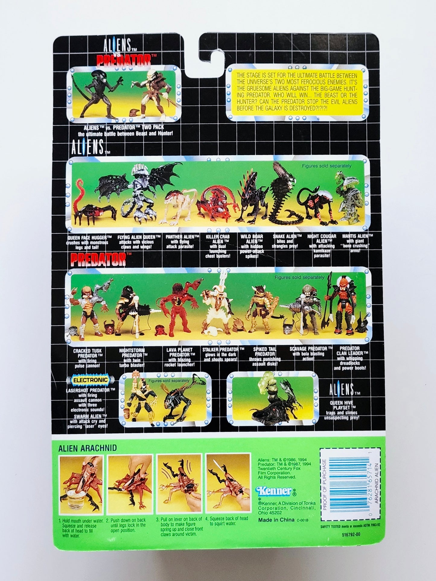 Aliens Alien Arachnid Action Figure, 1994