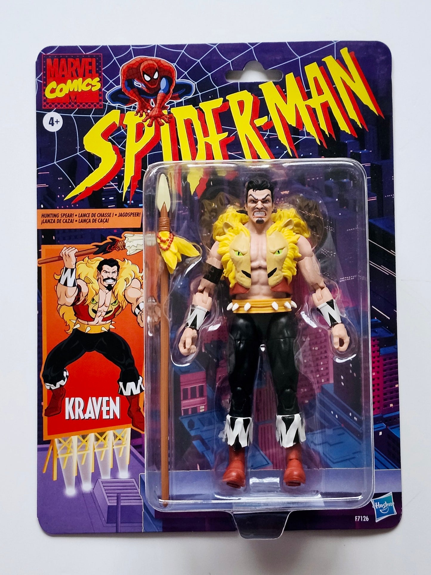 Marvel Legends Spider-Man Retro Collection Kraven 6-Inch Scale Action Figure