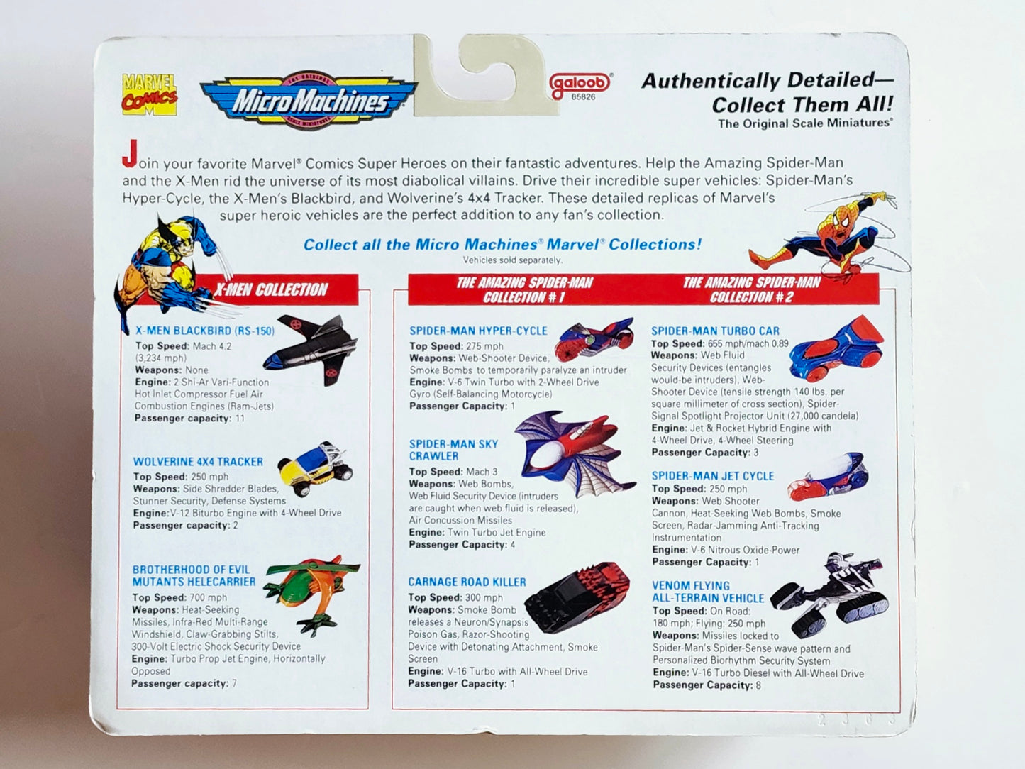 Micro Machines Spider-Man Vehicle Collection #2