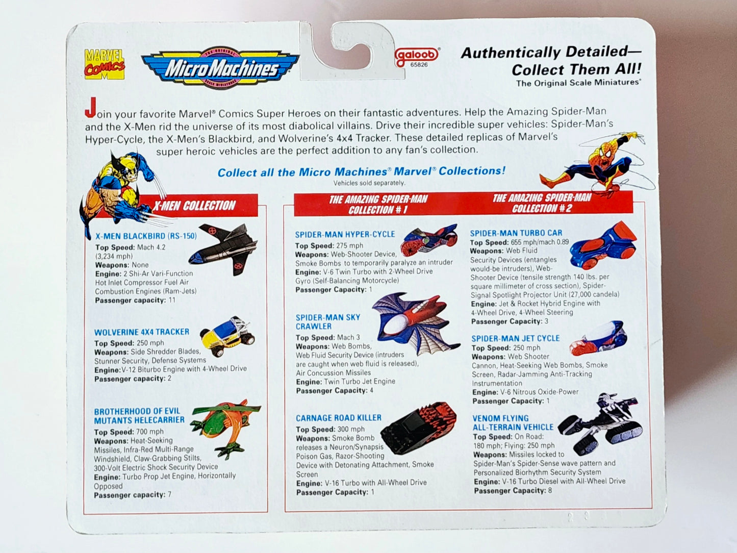 Micro Machines Spider-Man Vehicle Collection #1