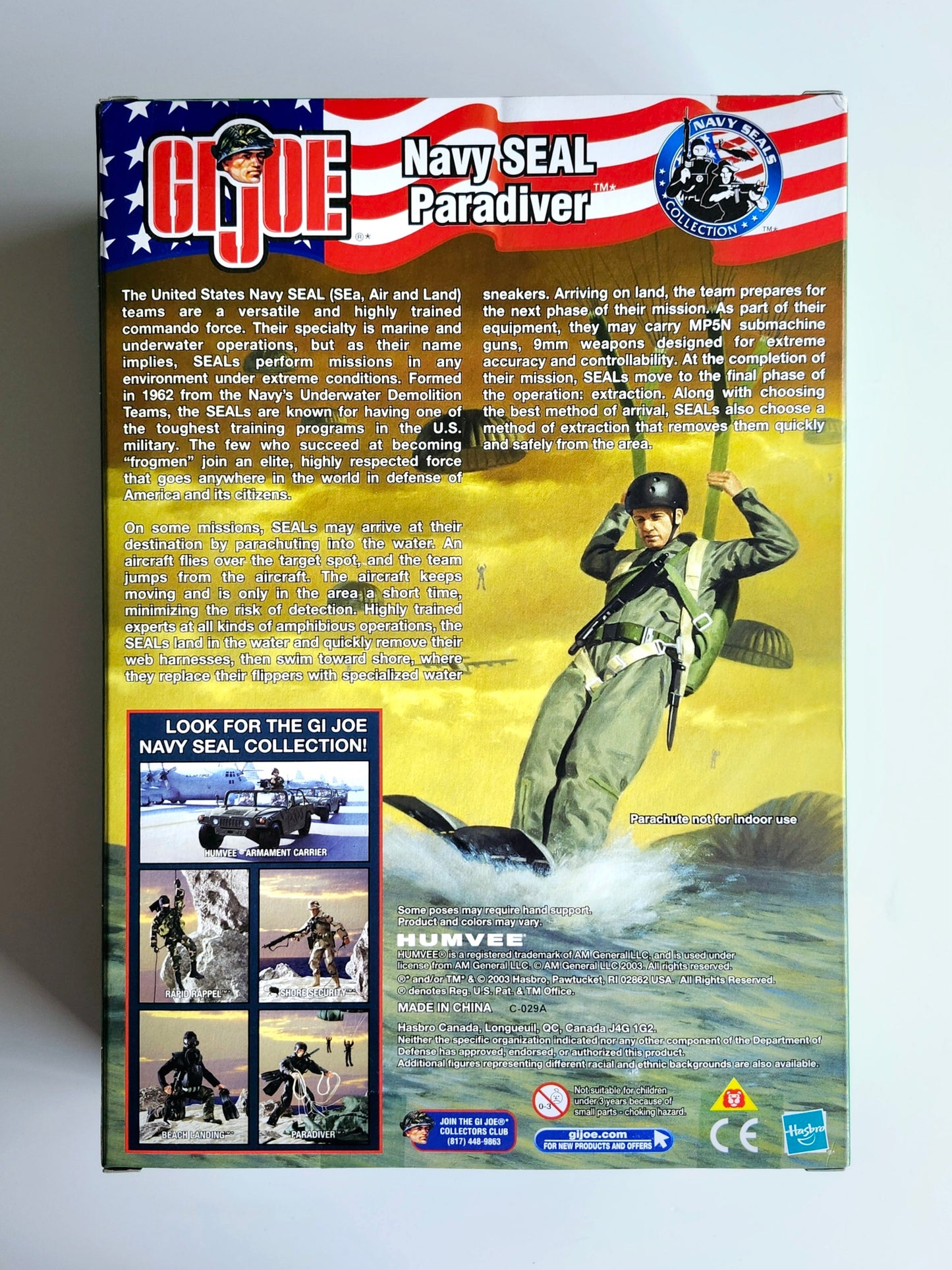 G.I. Joe Navy SEAL Paradiver (Caucasian) 12-Inch Action Figure