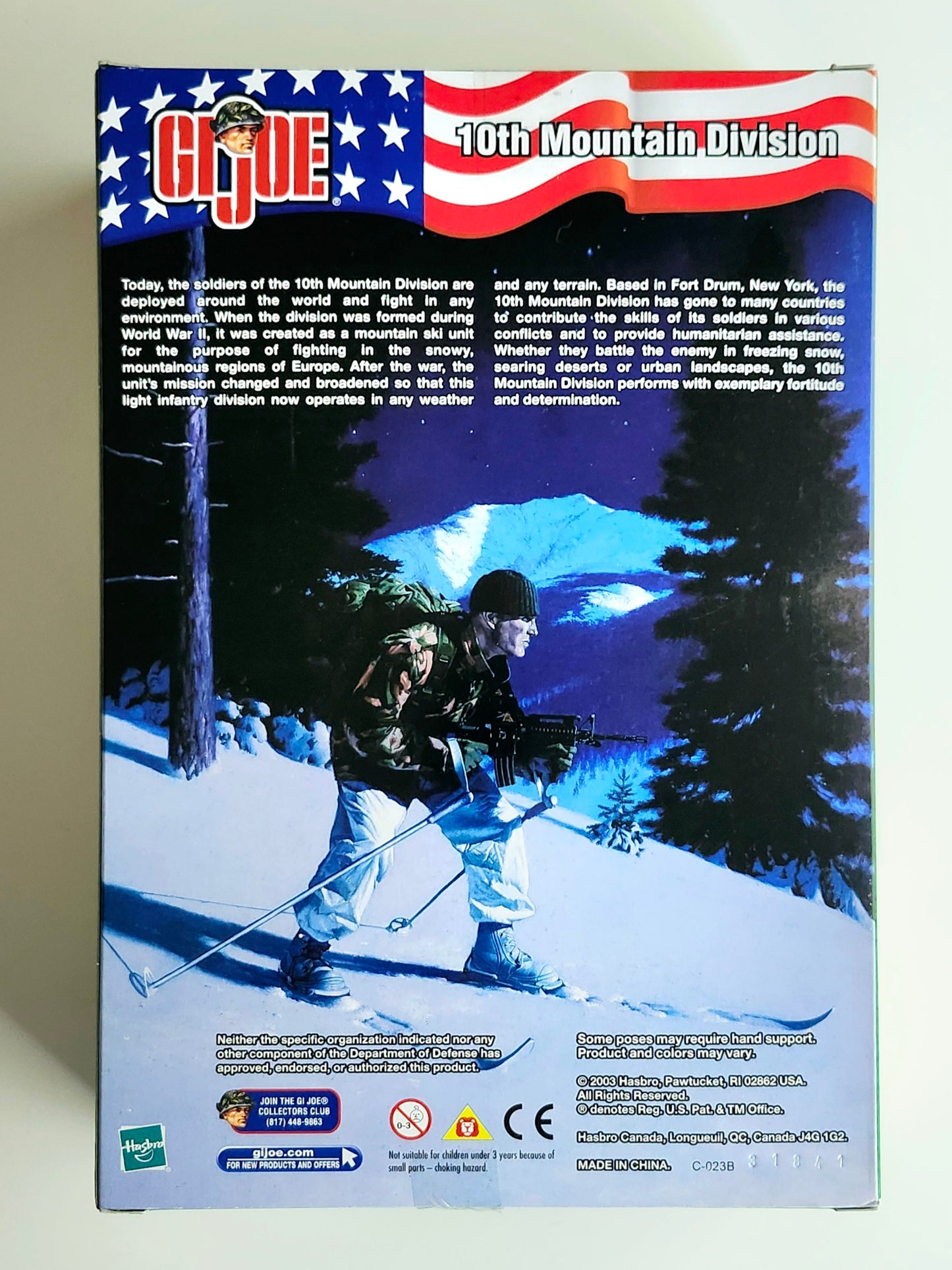 G.I. Joe 10th Mountain Division (Caucasian) 12-Inch Action Figure (2003)