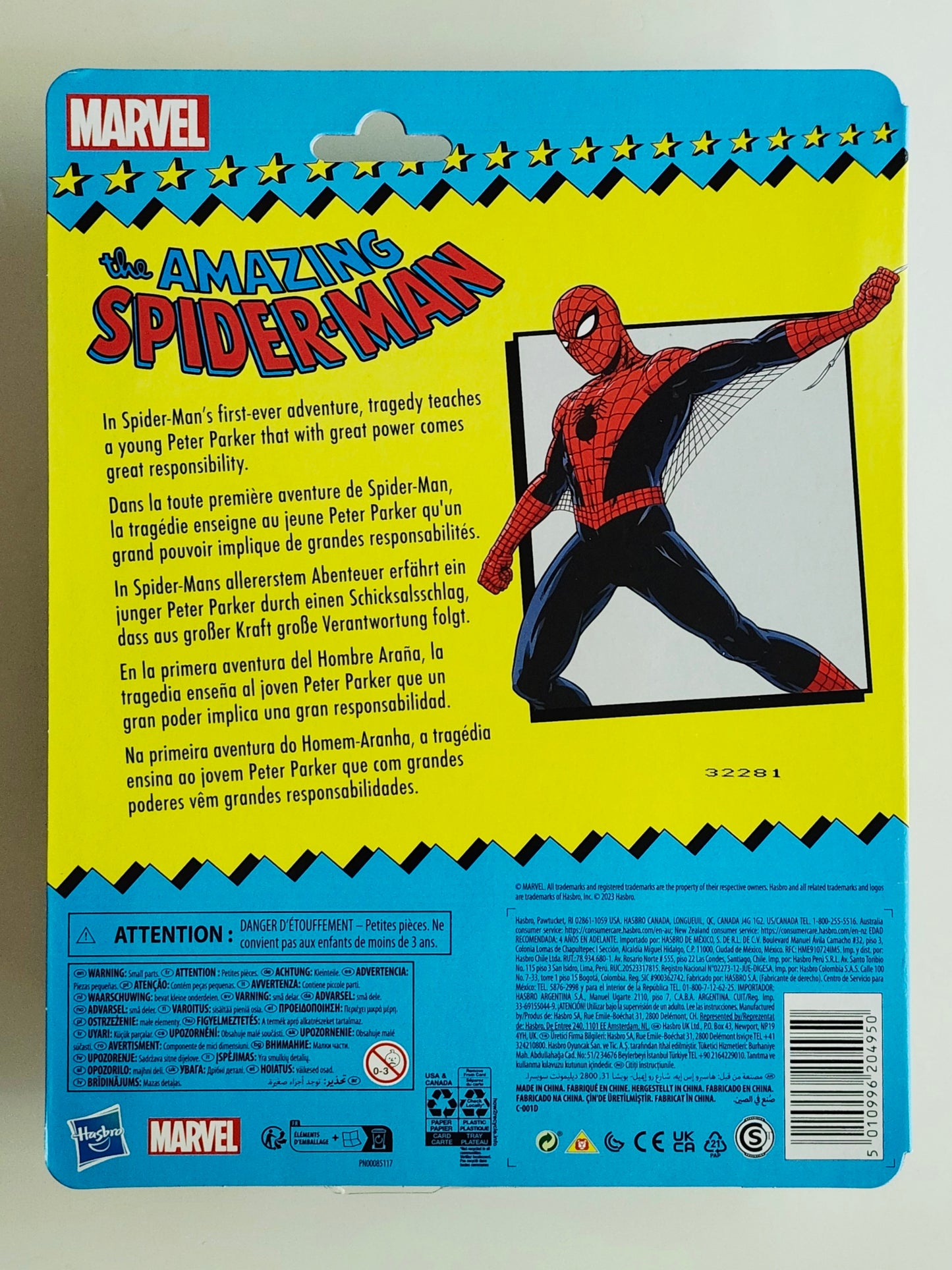 Marvel Legends Retro Collection Amazing Spider-Man 6-Inch Action Figure