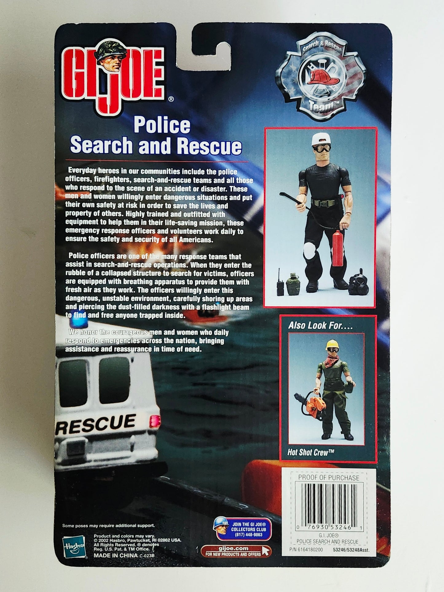 G.I. Joe Police Search and Rescue 12-Inch Action Figure