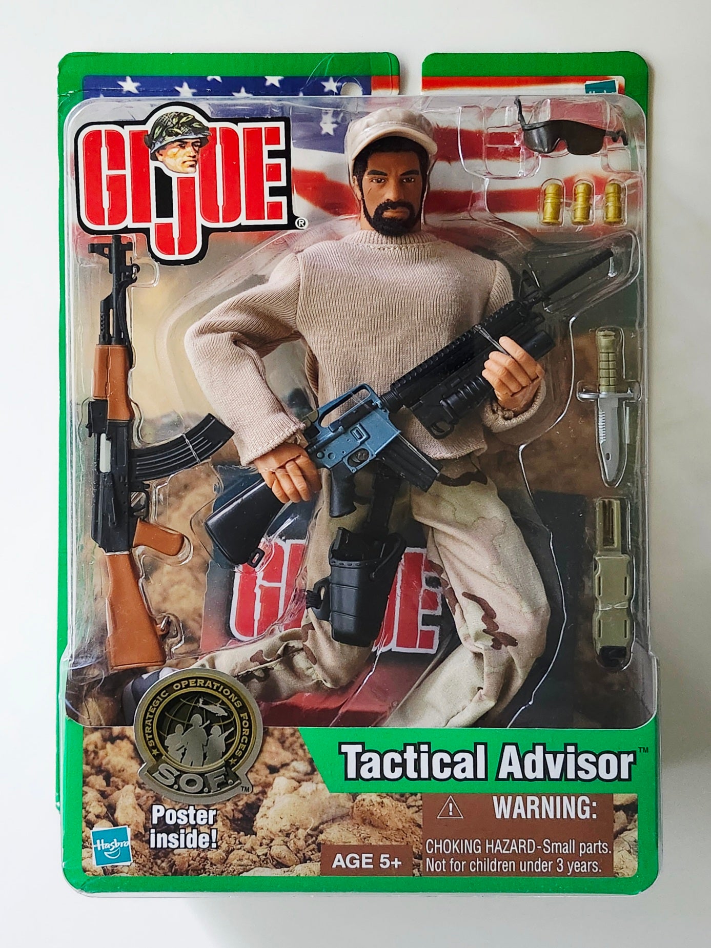 G.I. Joe Tactical Advisor (Caucasian) 12-Inch Action Figure (Tan Shirt)
