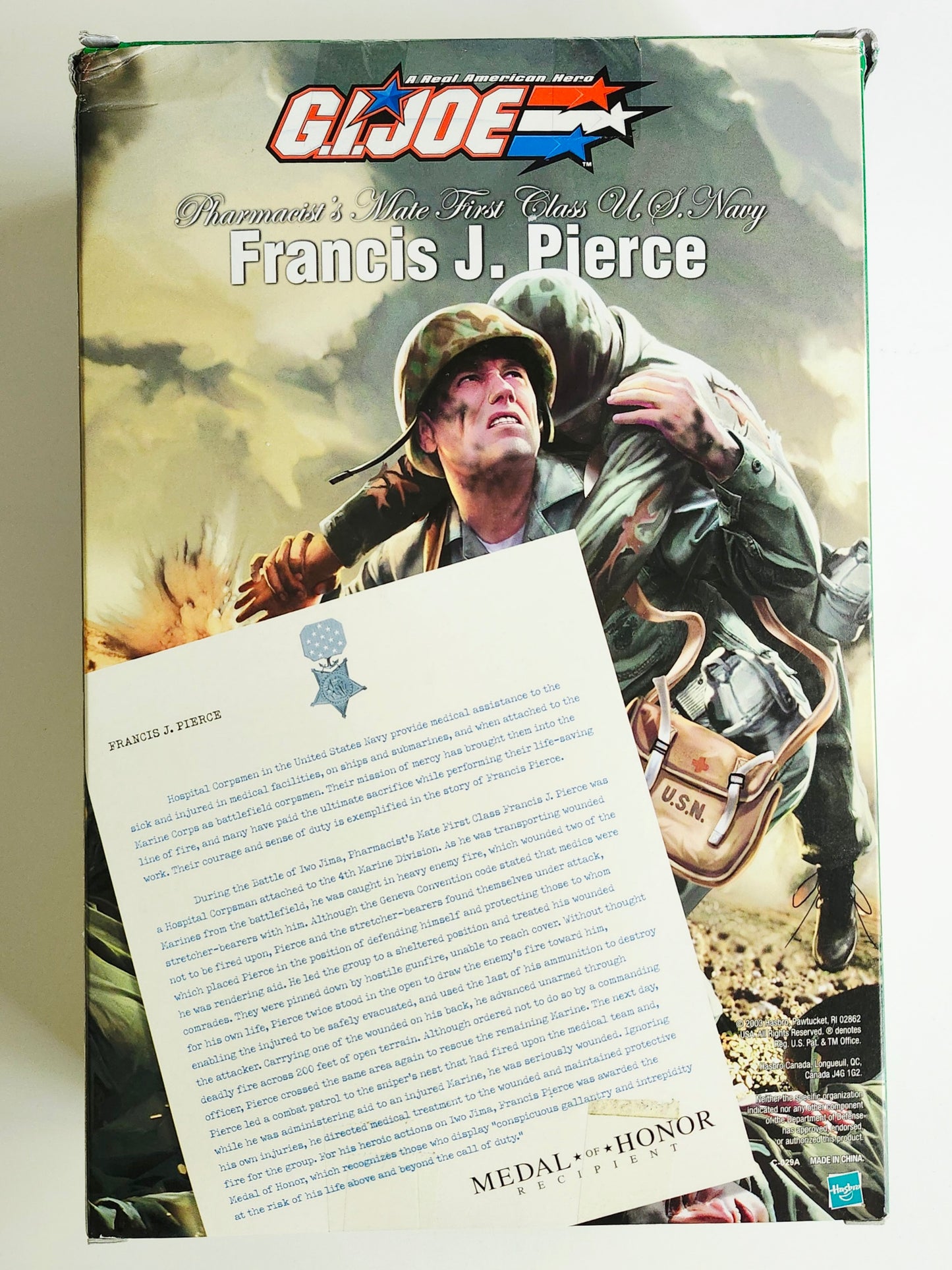 G.I. Joe Medal of Honor Recipient Francis J. Pierce 12-Inch Action Figure
