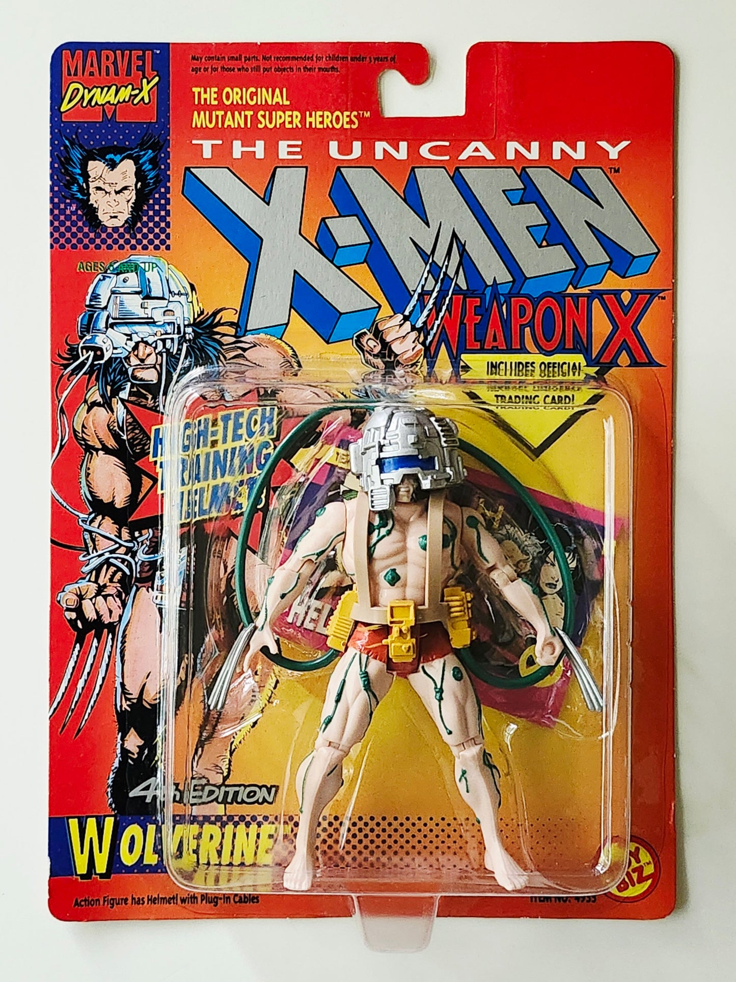 X-Men 4th Edition Weapon X Wolverine (Green Cables) 5-Inch Action Figure