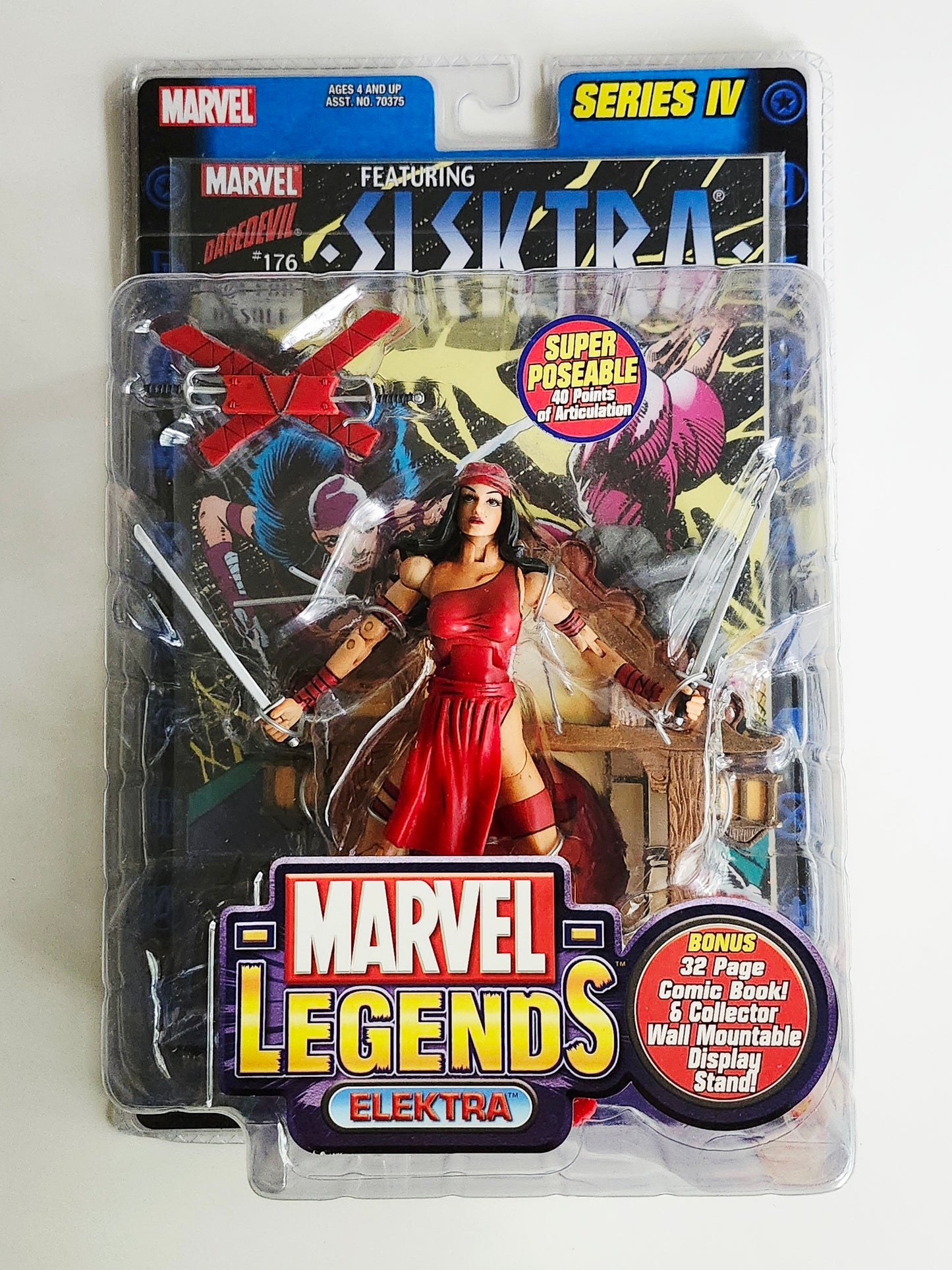 Marvel Legends Series IV Elektra 6-Inch Action Figure