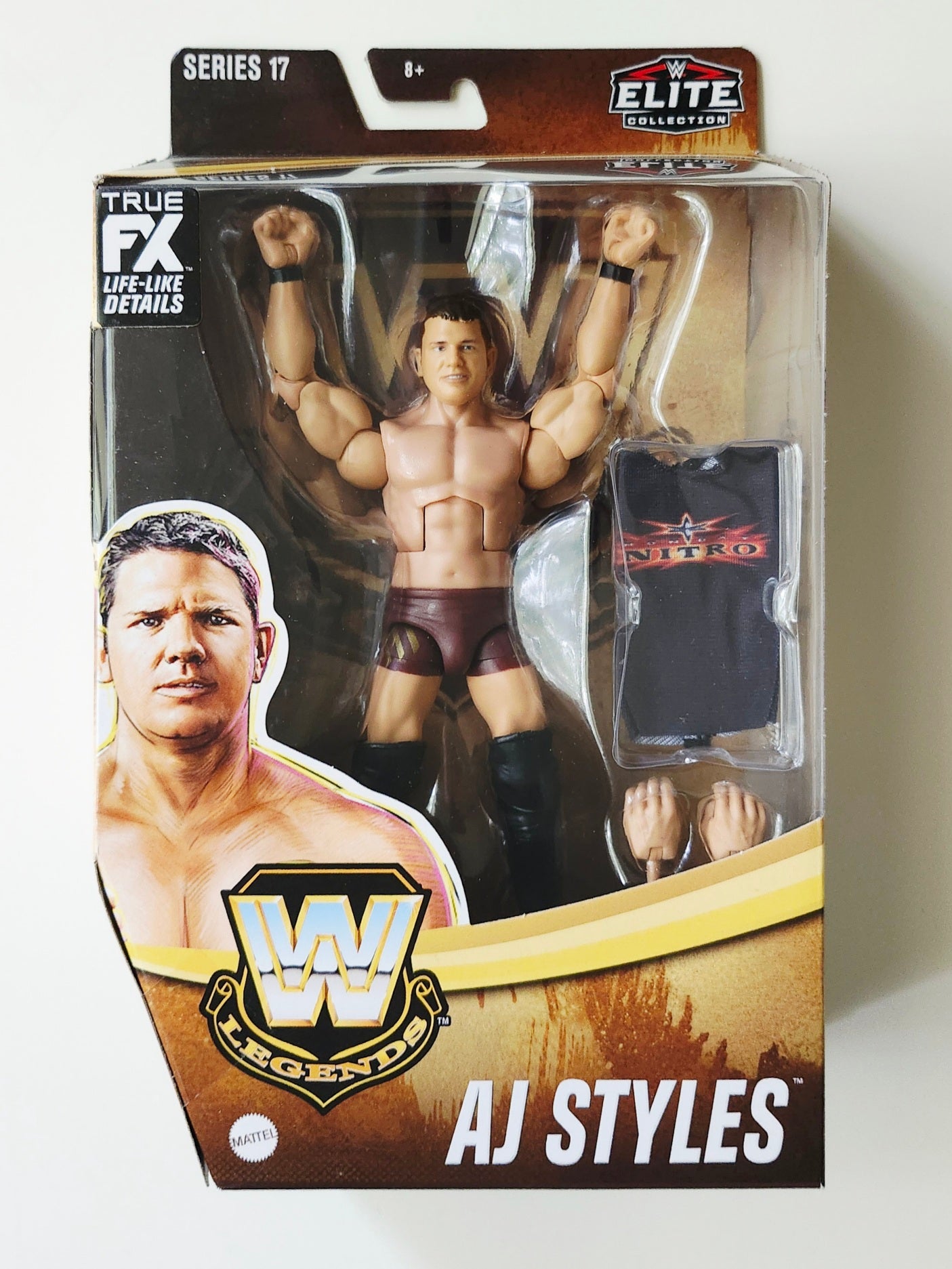 WWE Legends Elite Collection Series 17 AJ Styles Exclusive Action Figure