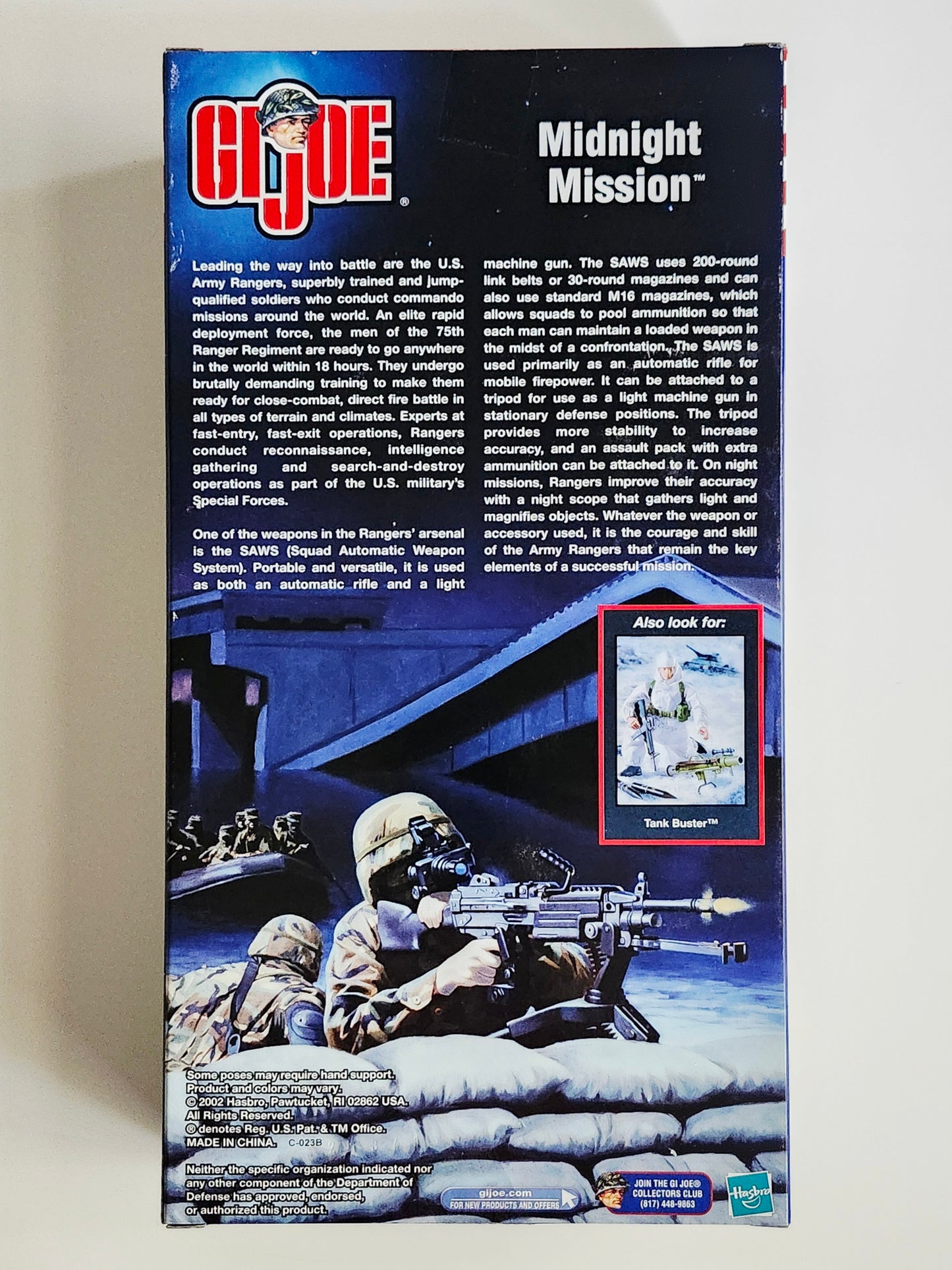 G.I. Joe Army Rangers Collection Midnight Mission (Caucasian) 12-Inch Action Figure