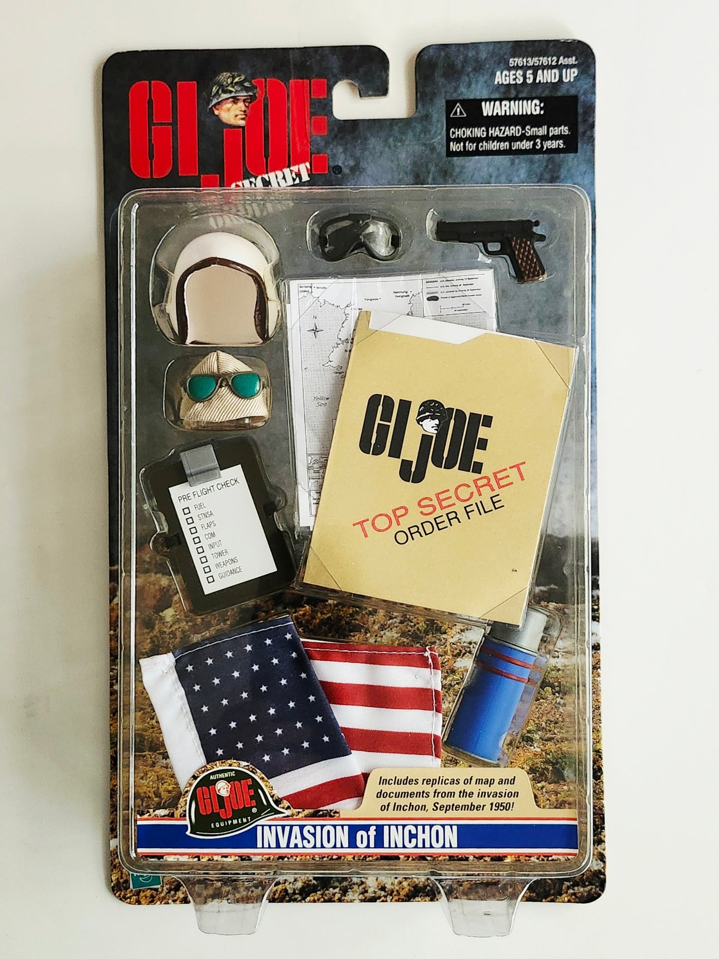 G.I. Joe Invasion of Inchon Top Secret Orders 12-Inch Action Figure Accessories