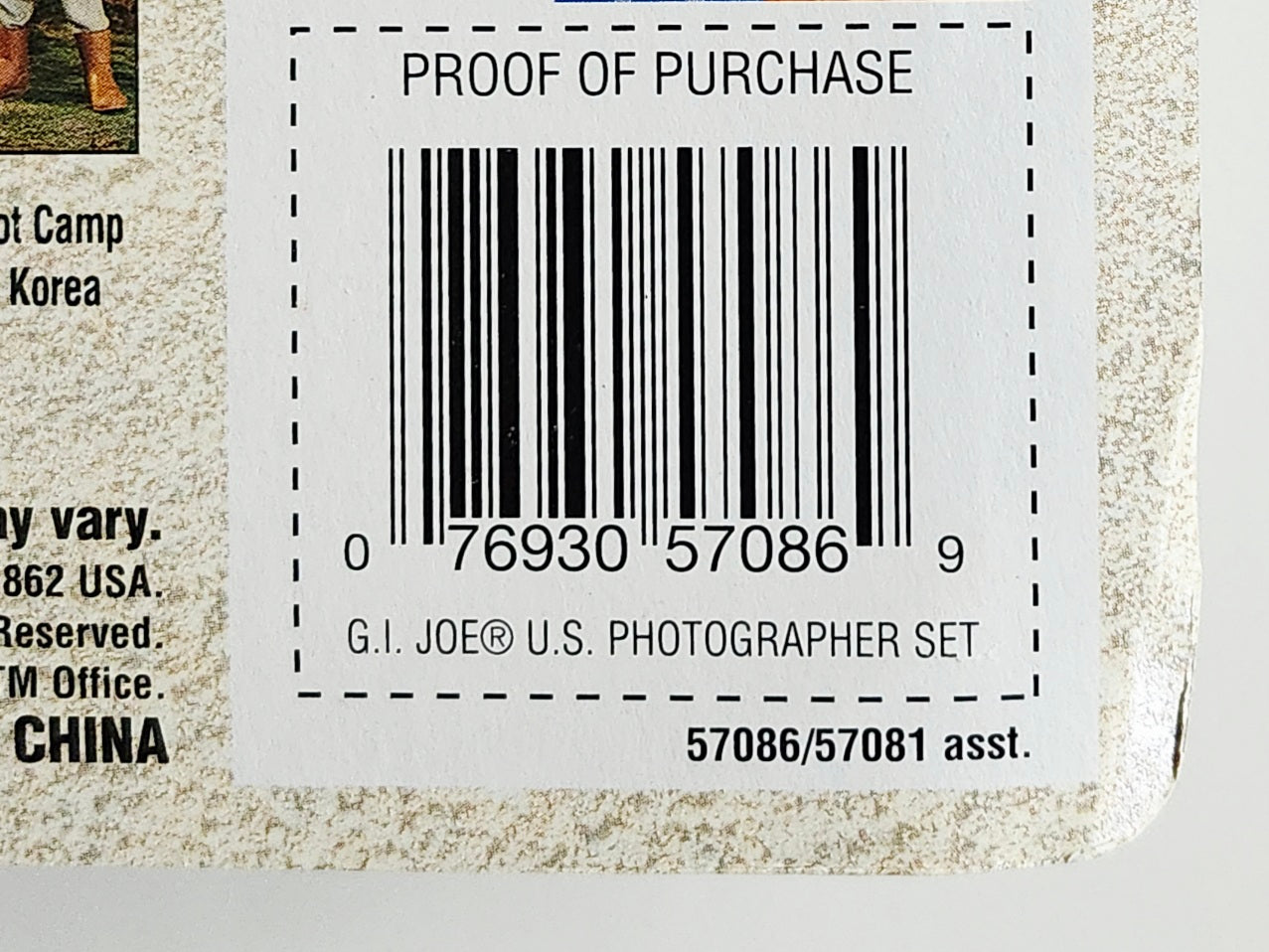 G.I. Joe Battle Gear U.S. Military Photographer Set 12-Inch Action Figure Accessories