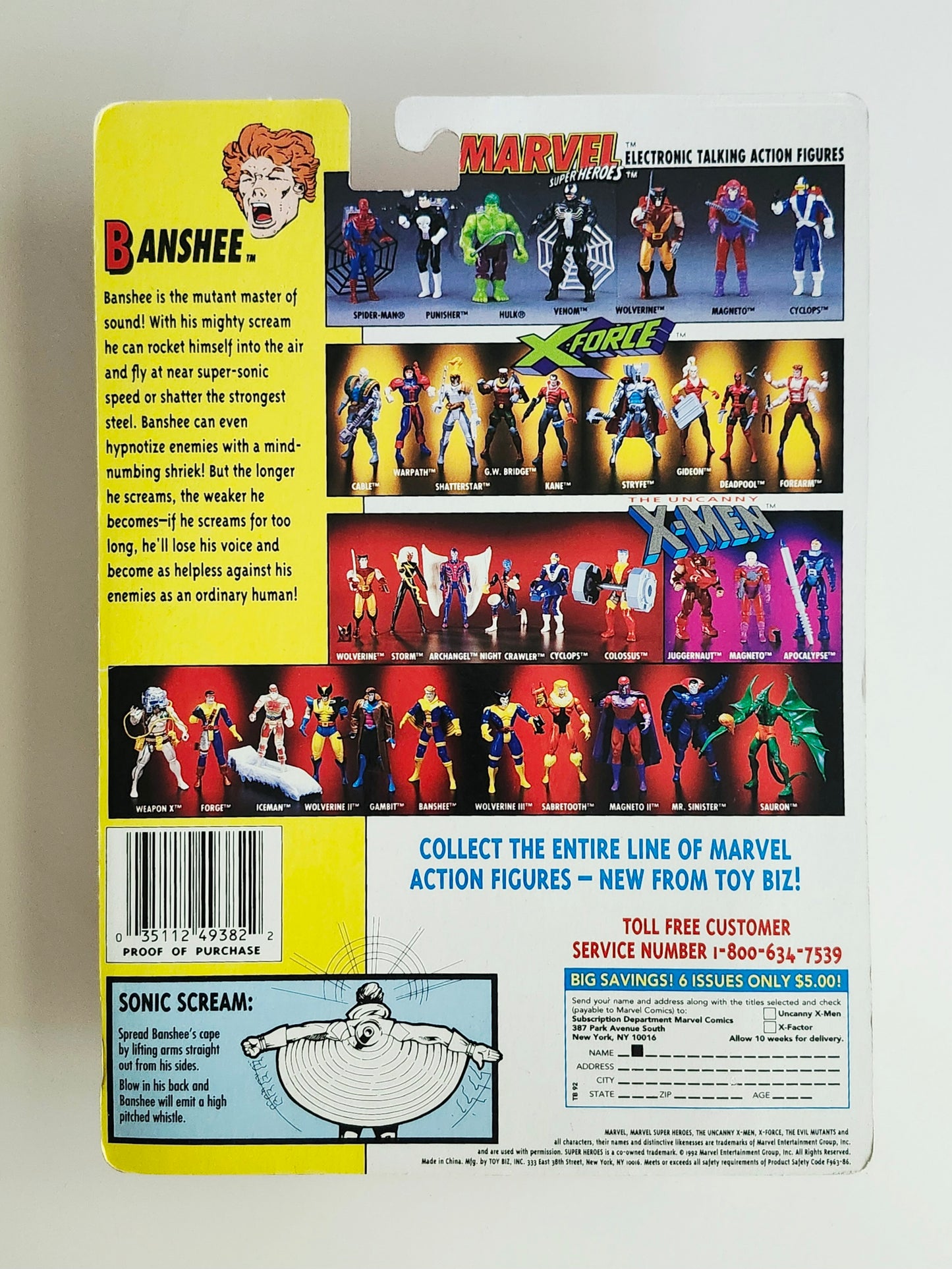 X-Men Banshee 5-Inch Action Figure