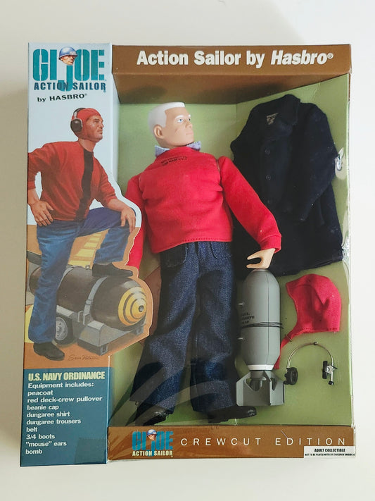 G.I. Joe Action Sailor U.S. Navy Ordinance Crewcut Edition (White Hair) 12-Inch Action Figure