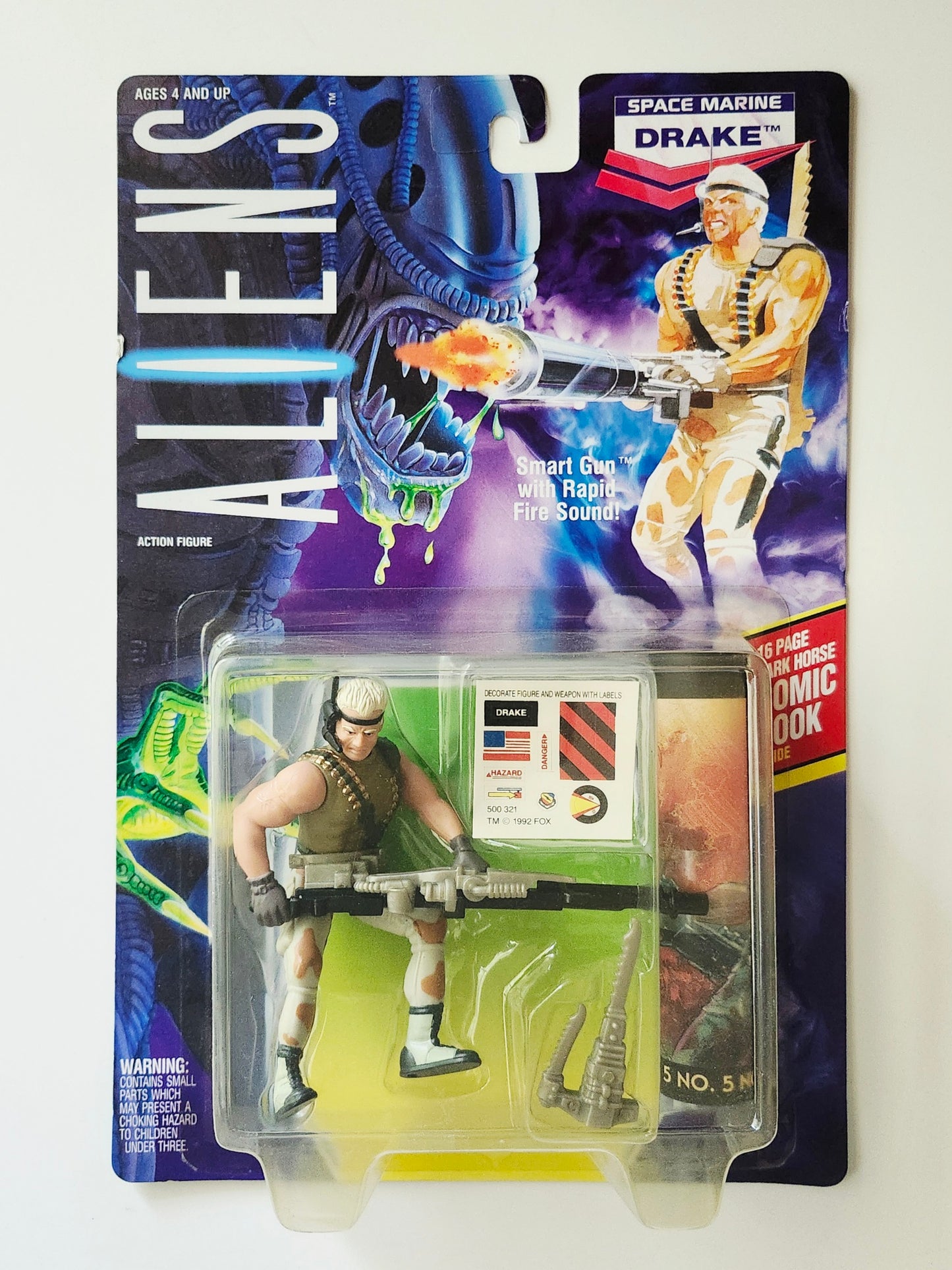 Aliens Space Marine Drake 4.5-Inch Action Figure, 1992
