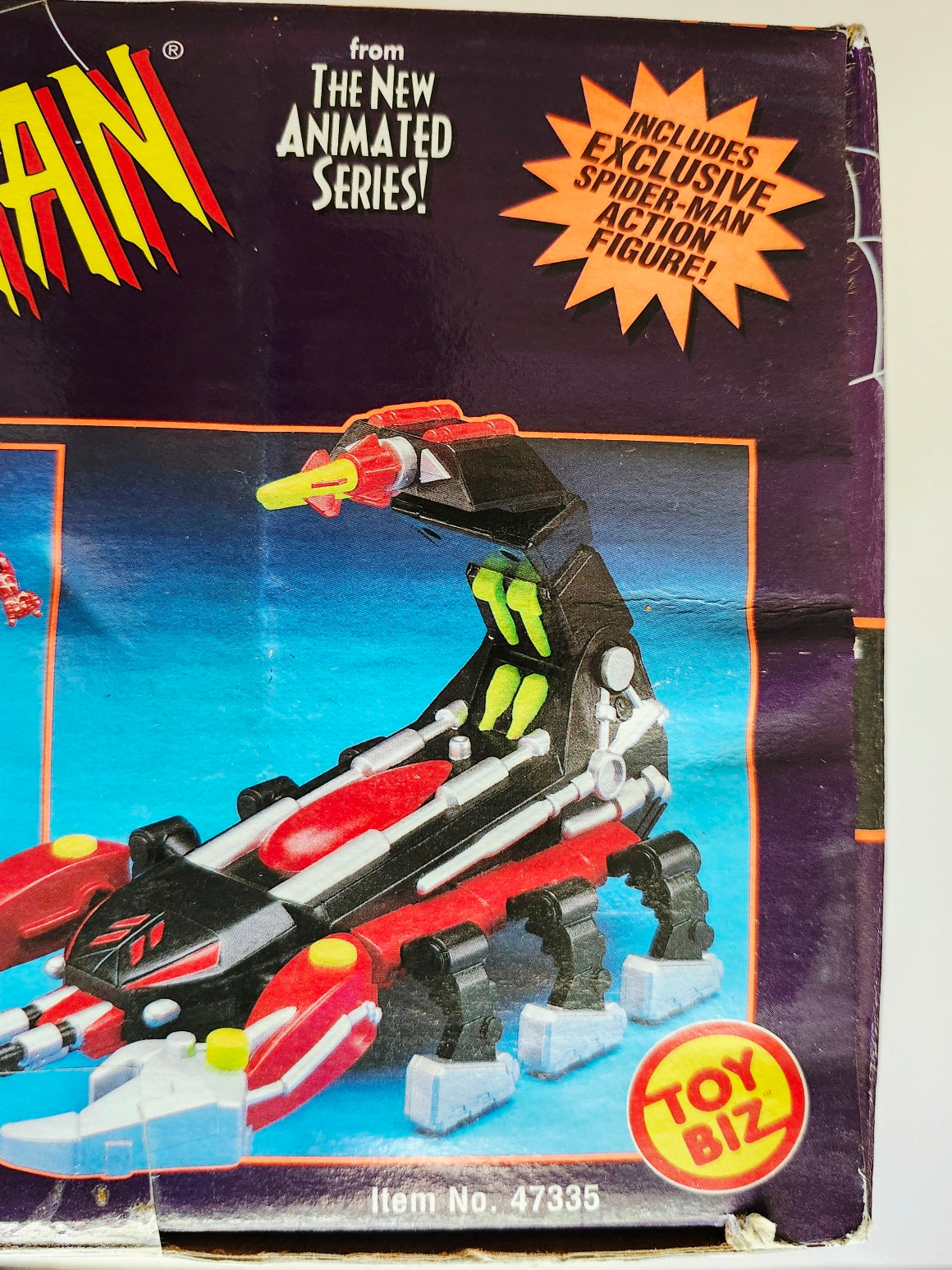 Spider-Man Animated Series Scorpion Spider-Slayer Vehicle and 5-Inch Action Figure (1996)