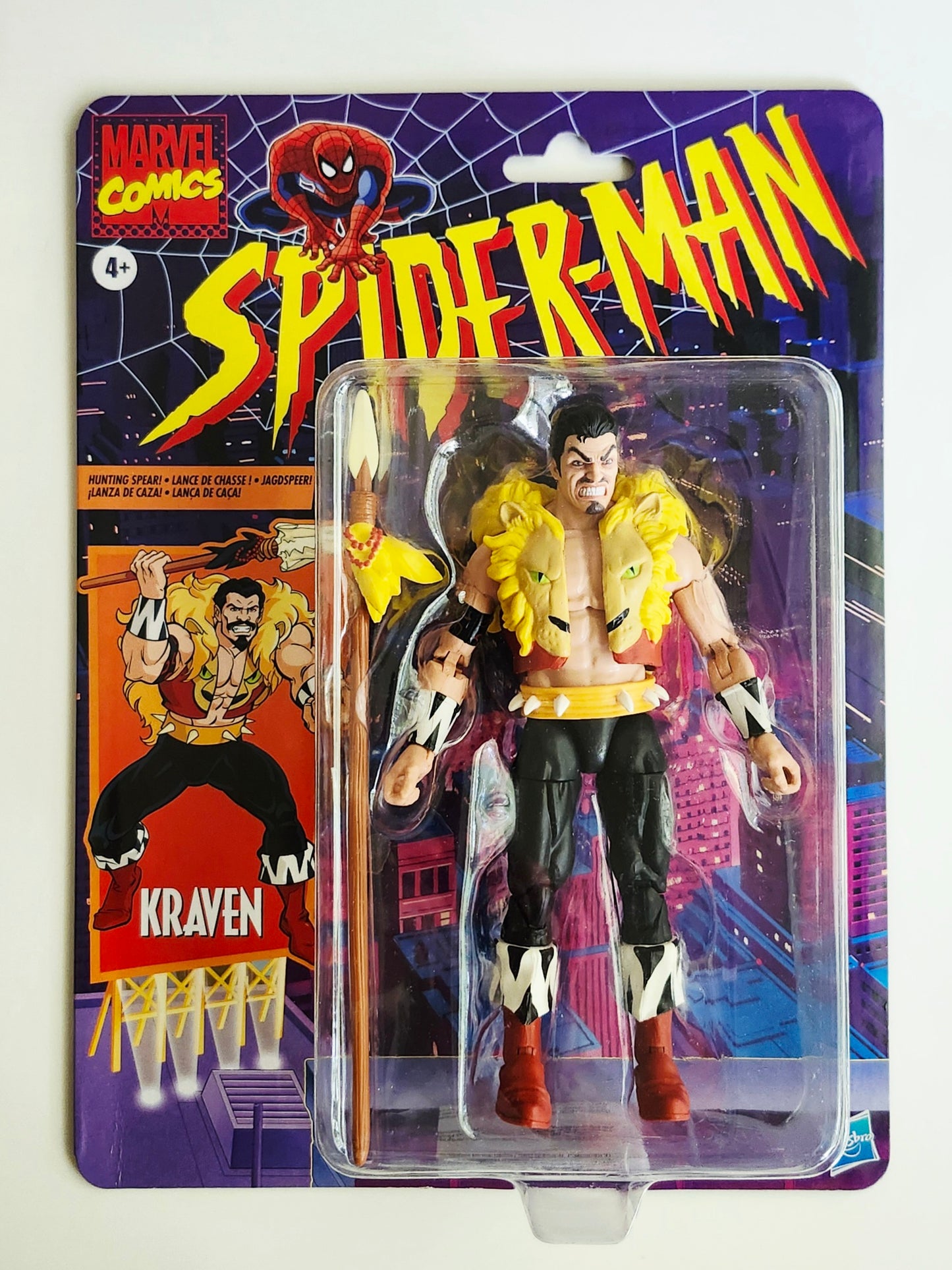 Marvel Legends Spider-Man Retro Collection Kraven 6-Inch Scale Action Figure