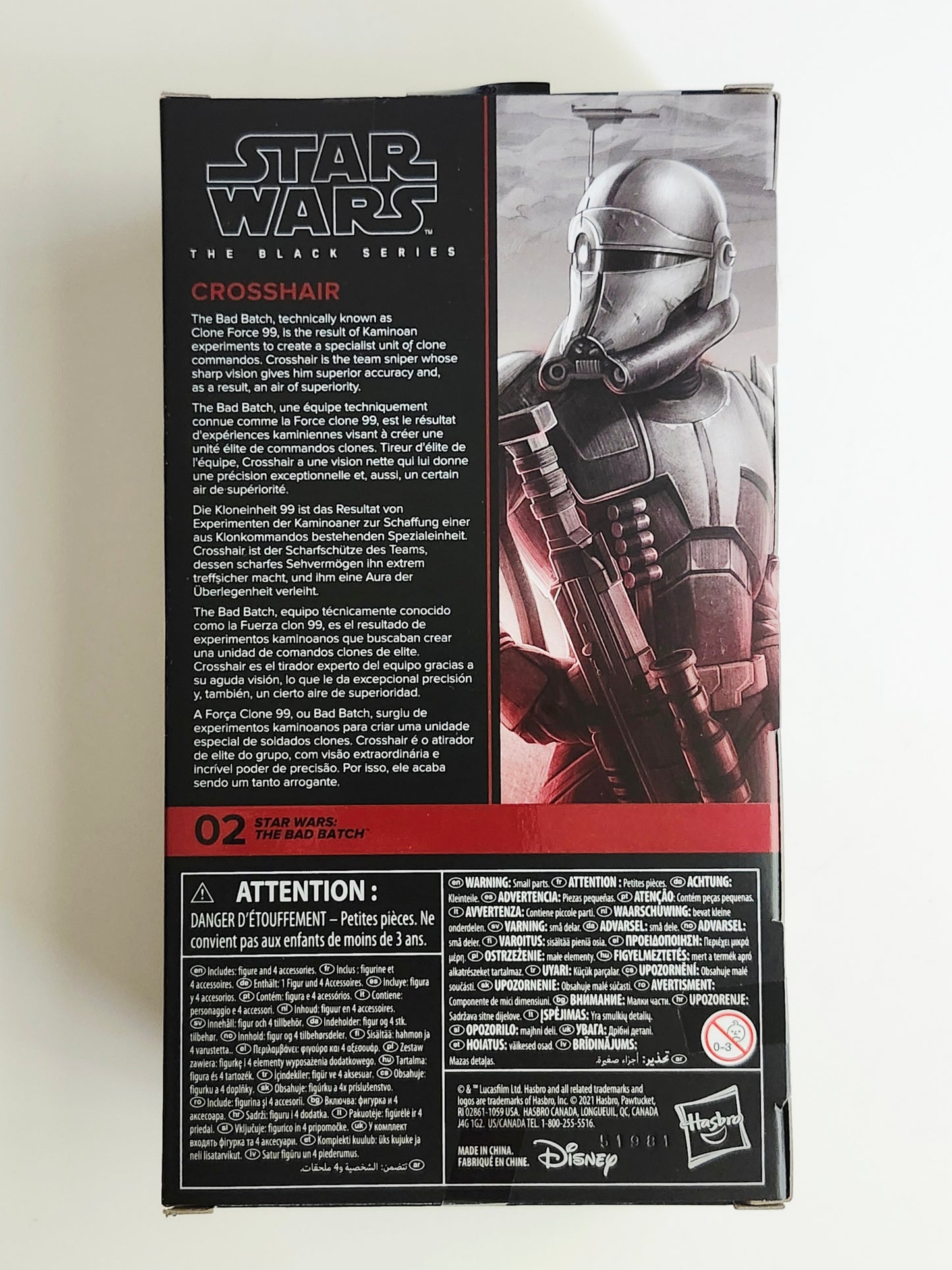 Star Wars: The Black Series Crosshair 6-Inch Action Figure from Star Wars: The Bad Batch