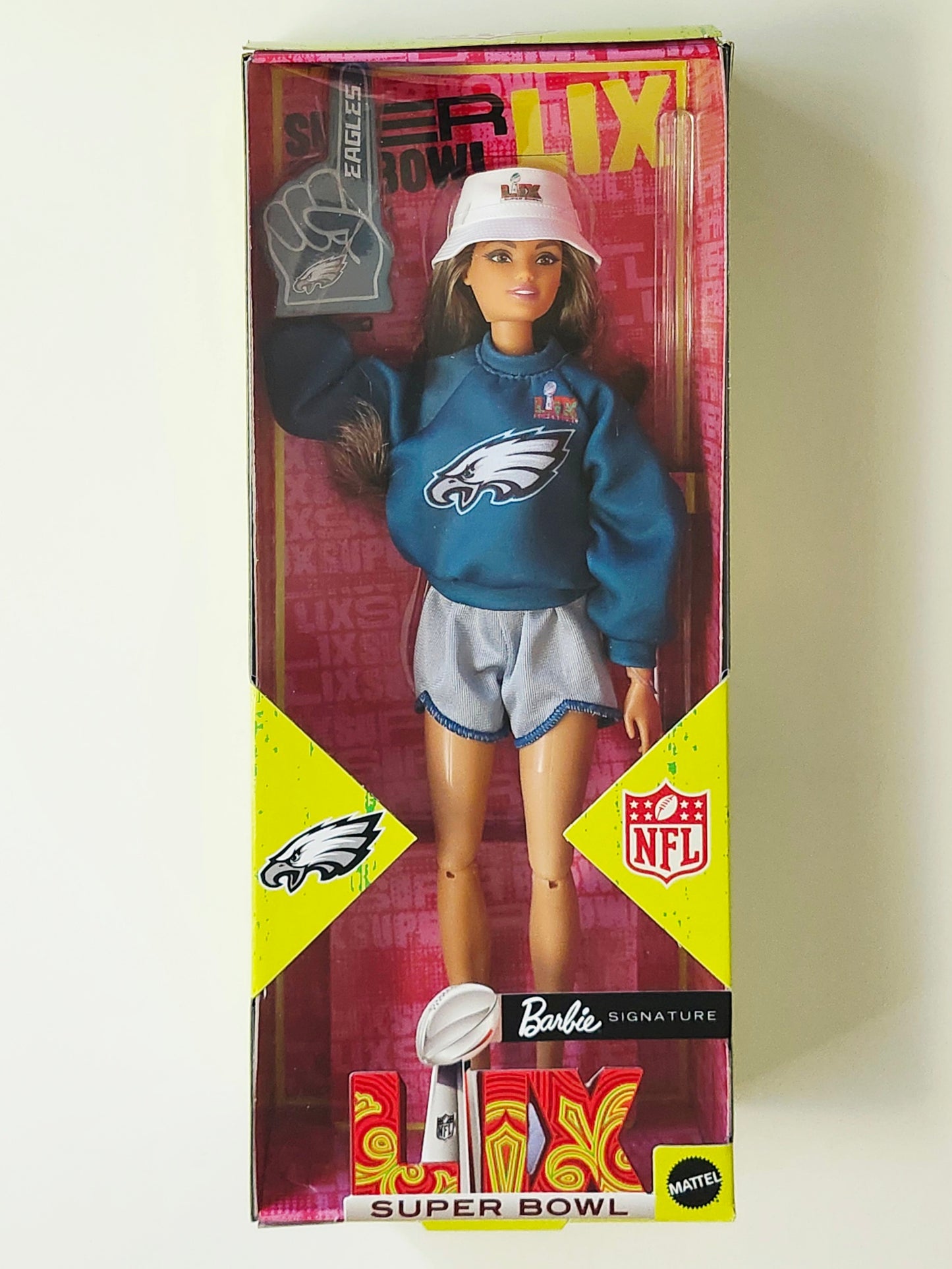 Barbie Signature Collection Barbie x Super Bowl Eagles 2 11.5-Inch Doll, Not Mint