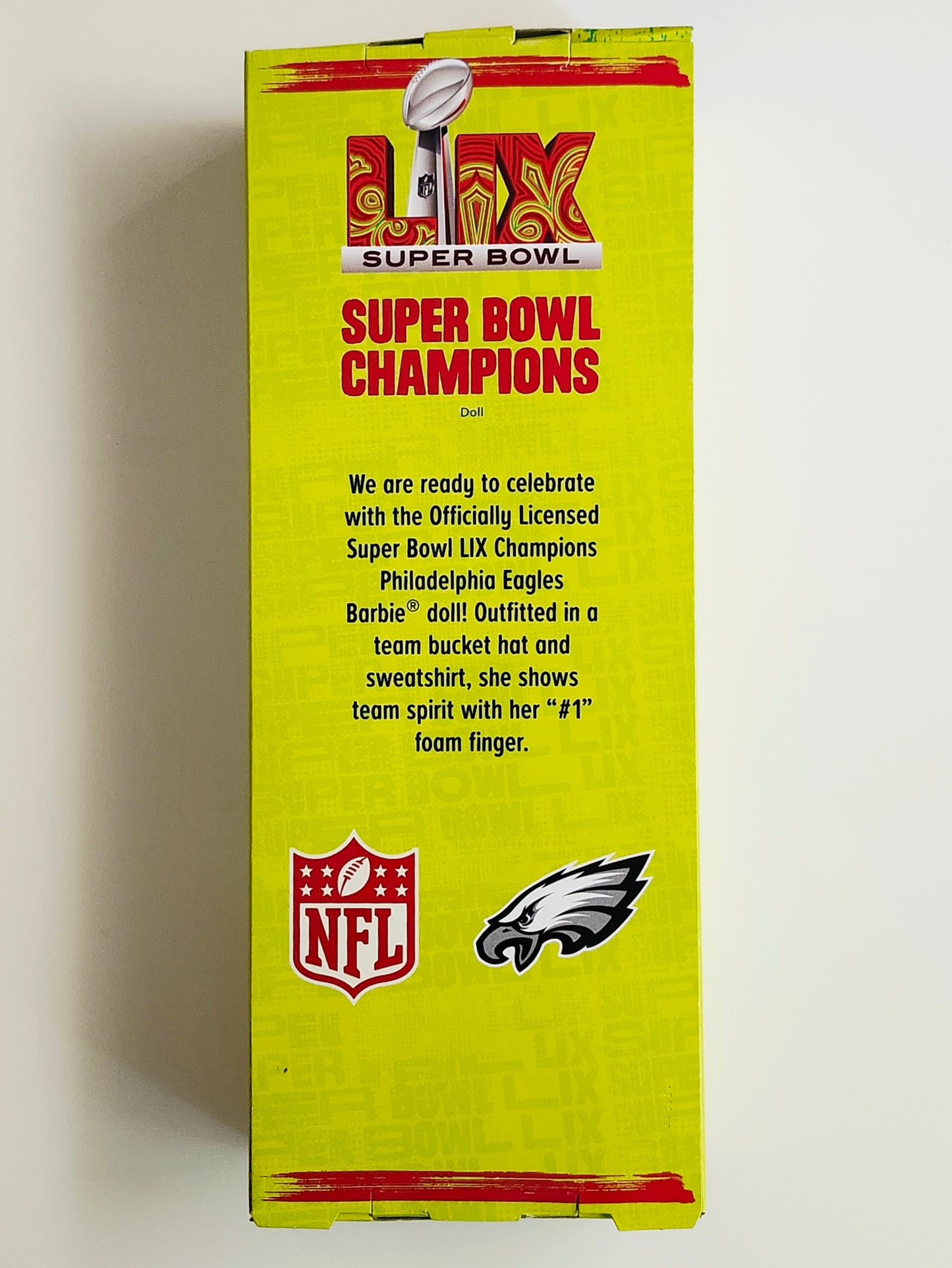 Barbie Signature Collection Barbie x Super Bowl Eagles 2 11.5-Inch Doll, Not Mint