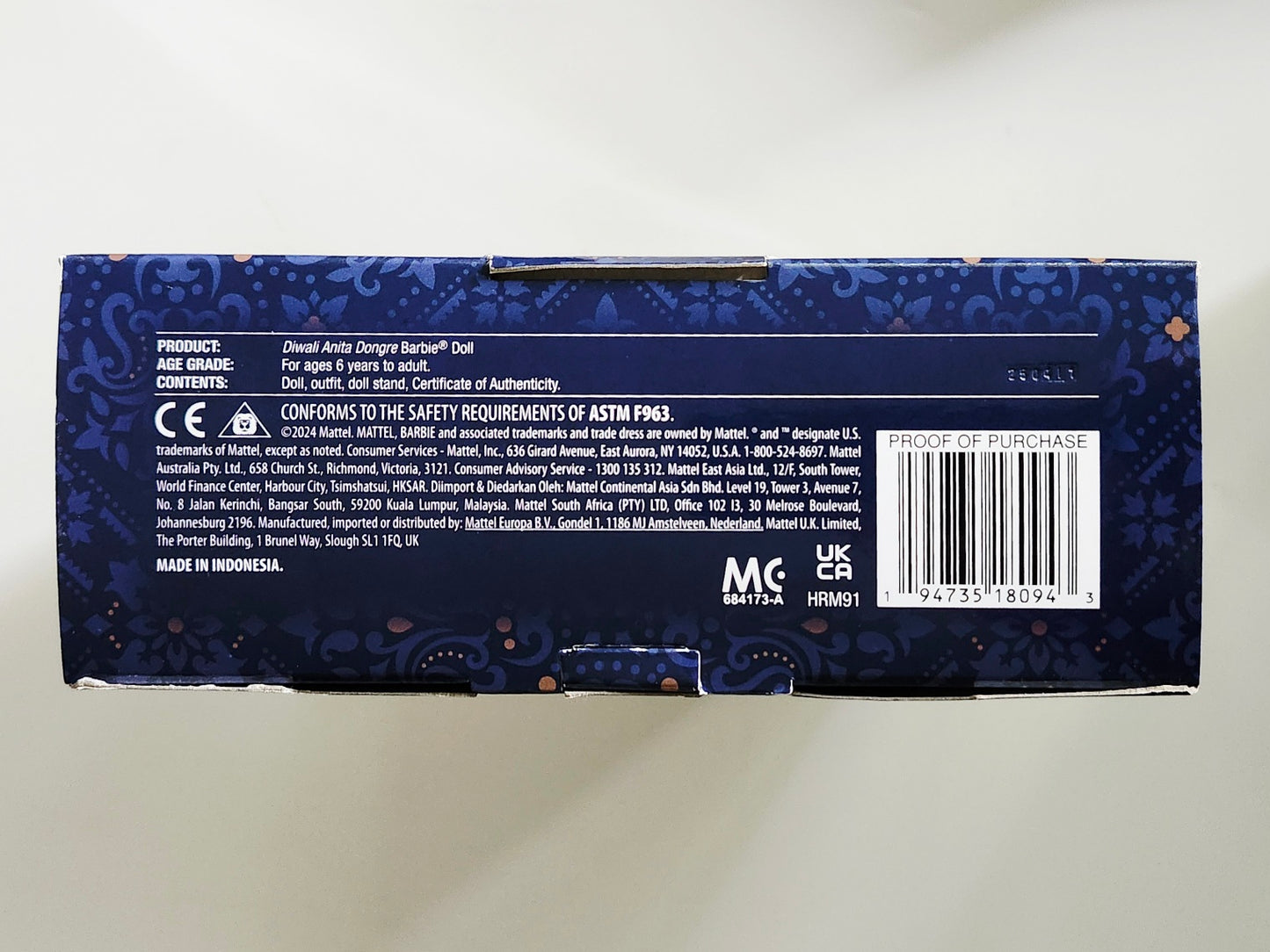 Barbie Signature Diwali by Anita Dongre 11.5-Inch Doll, Not Mint