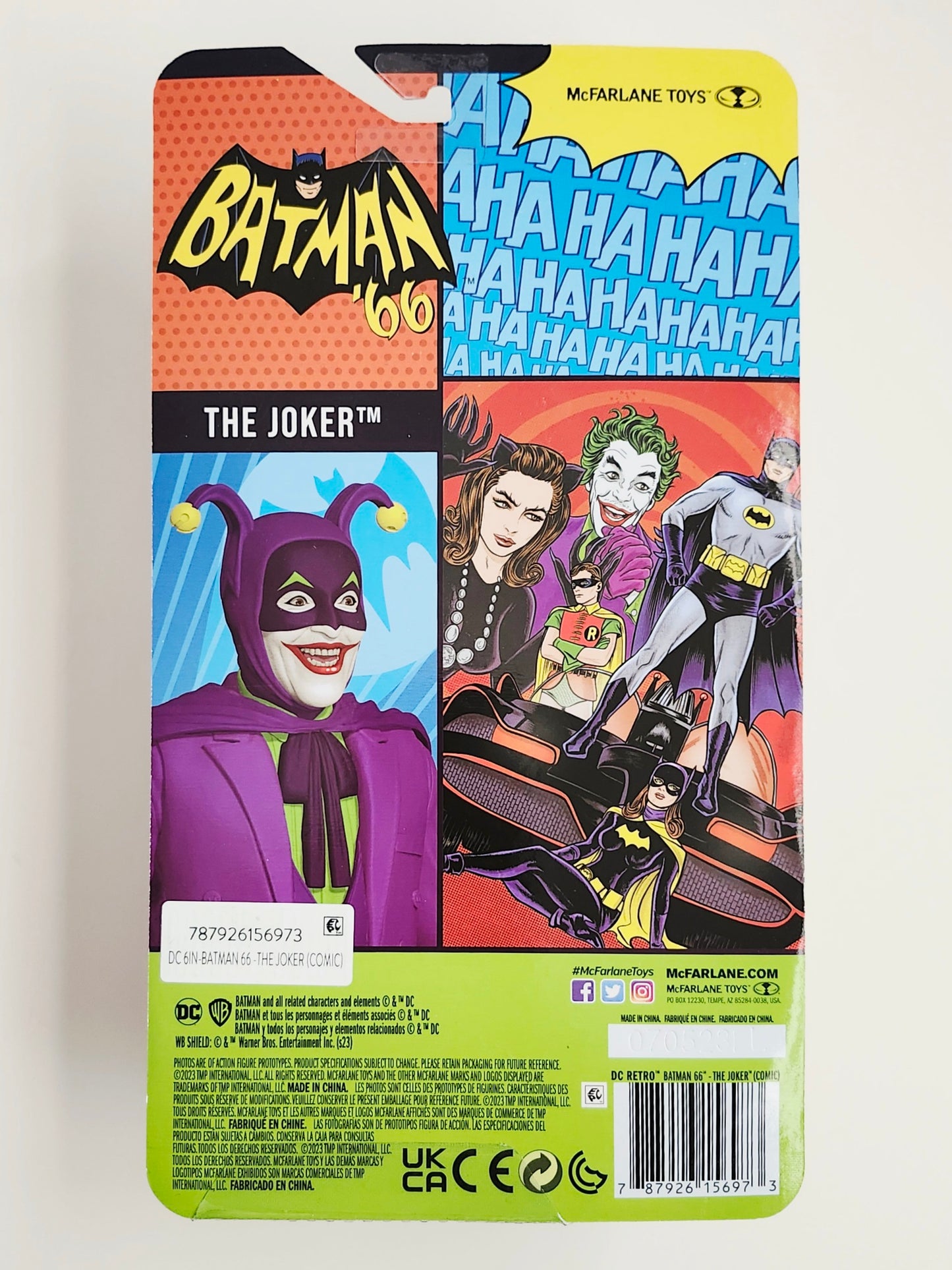 DC Retro Batman '66 The Joker (Comic) 6-Inch Action Figure