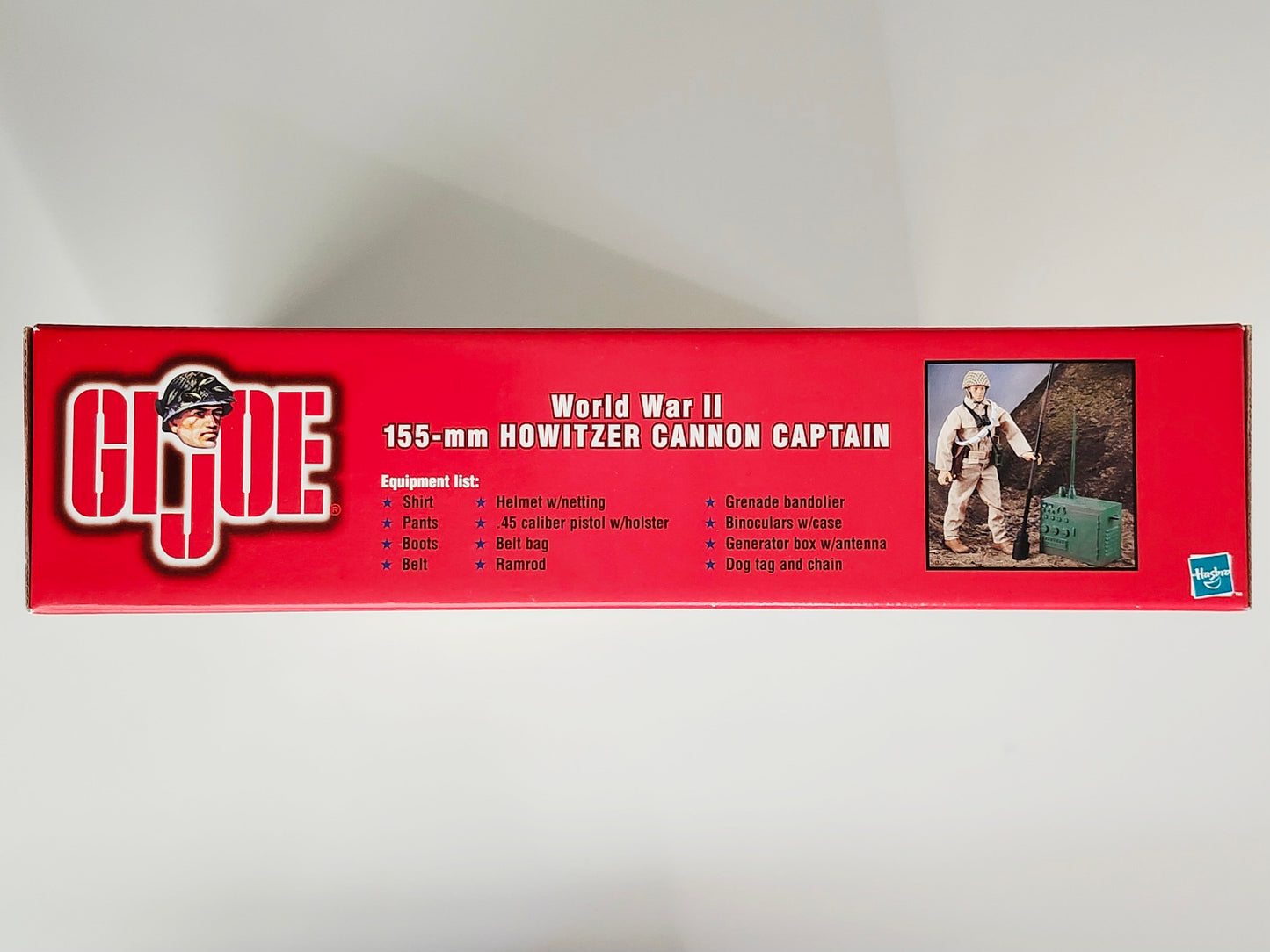 G.I. Joe World War II 155-mm Howitzer Cannon Captain 12-Inch Action Figure Set