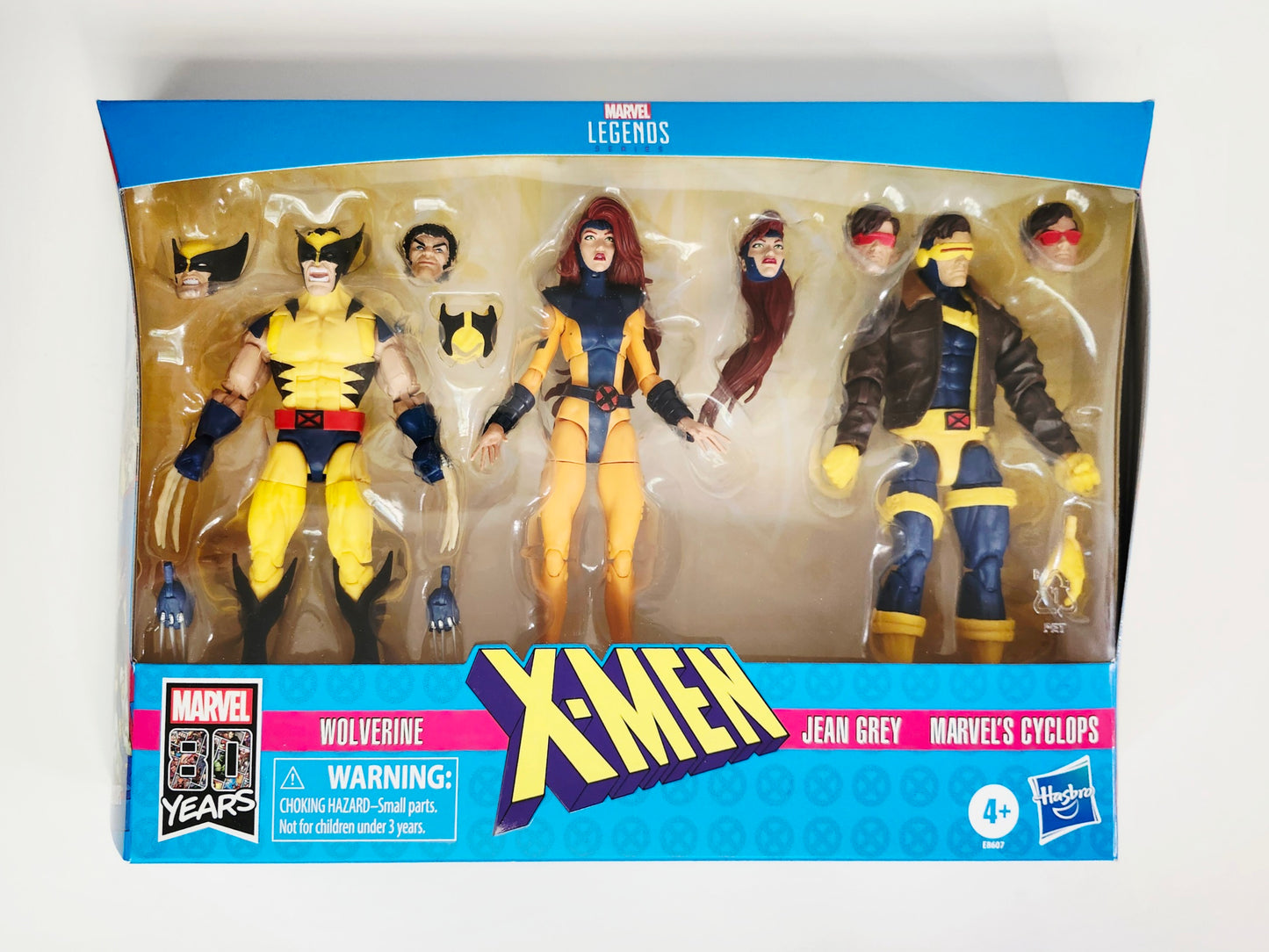 Marvel Legends Love Triangle Action Figure 3-Pack (Wolverine, Jean Grey, Cyclops)
