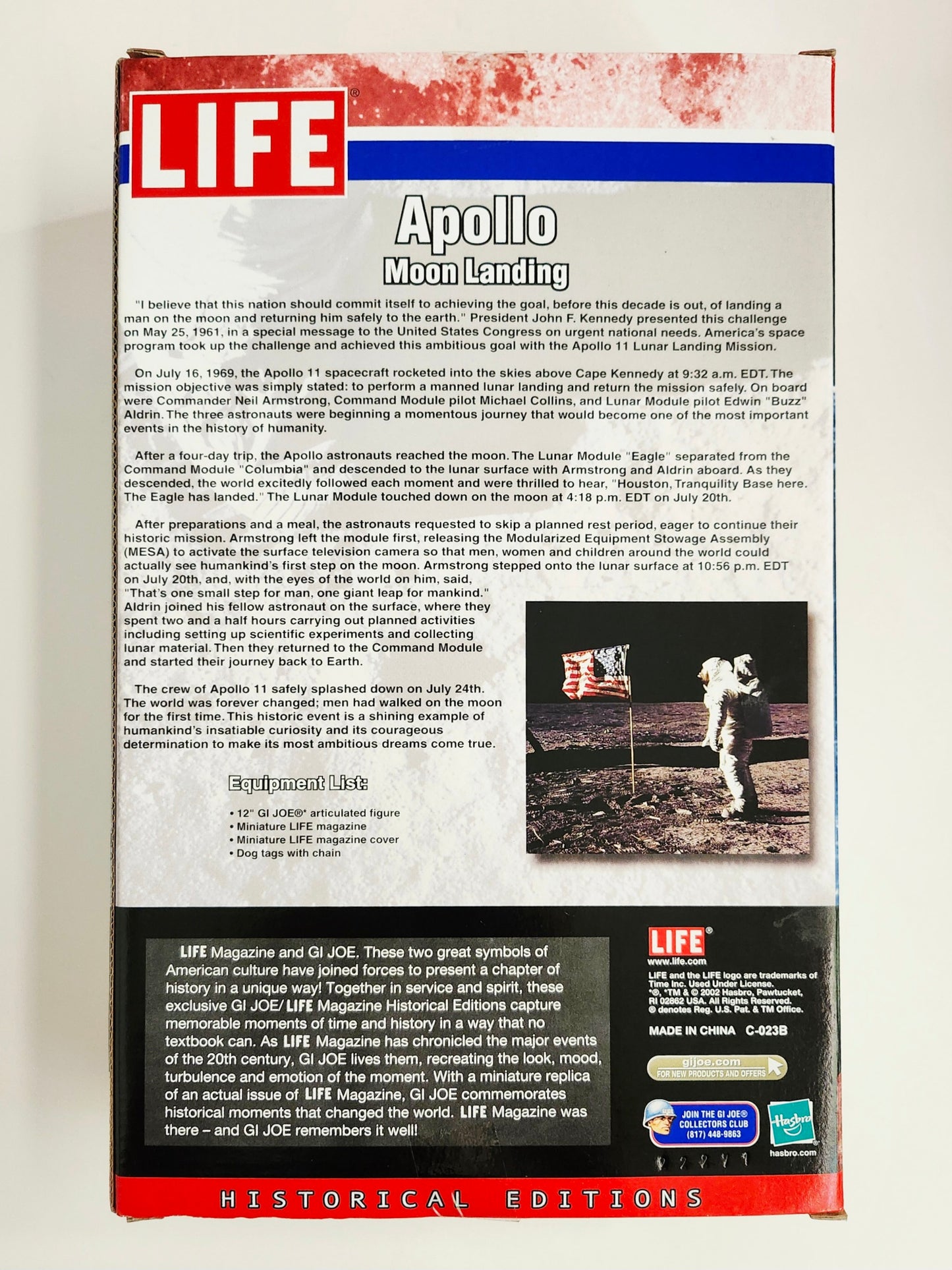 G.I. Joe Life Historical Editions Apollo Moon Landing 12-Inch Action Figure