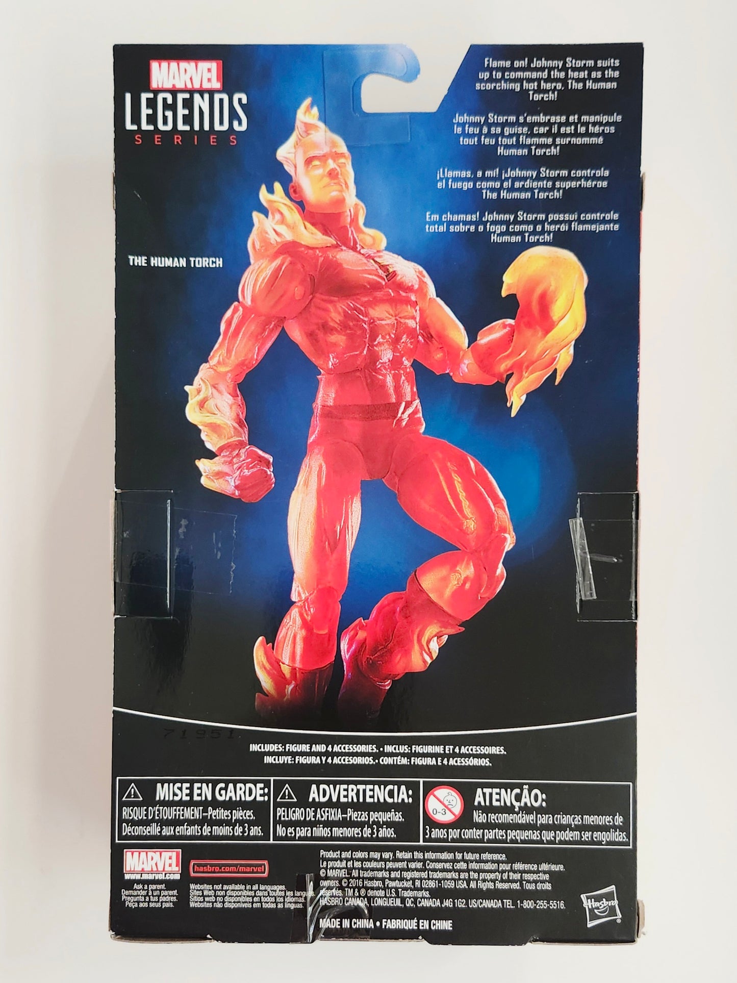 Marvel Legends Exclusive Human Torch 6-Inch Action Figure