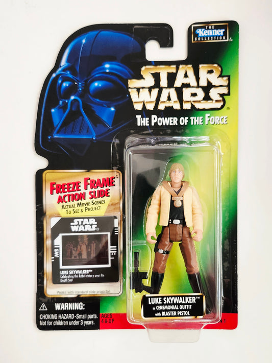 Star Wars: Power of the Force Freeze Frame Luke Skywalker in Ceremonial Outfit 3.75-Inch Action Figure