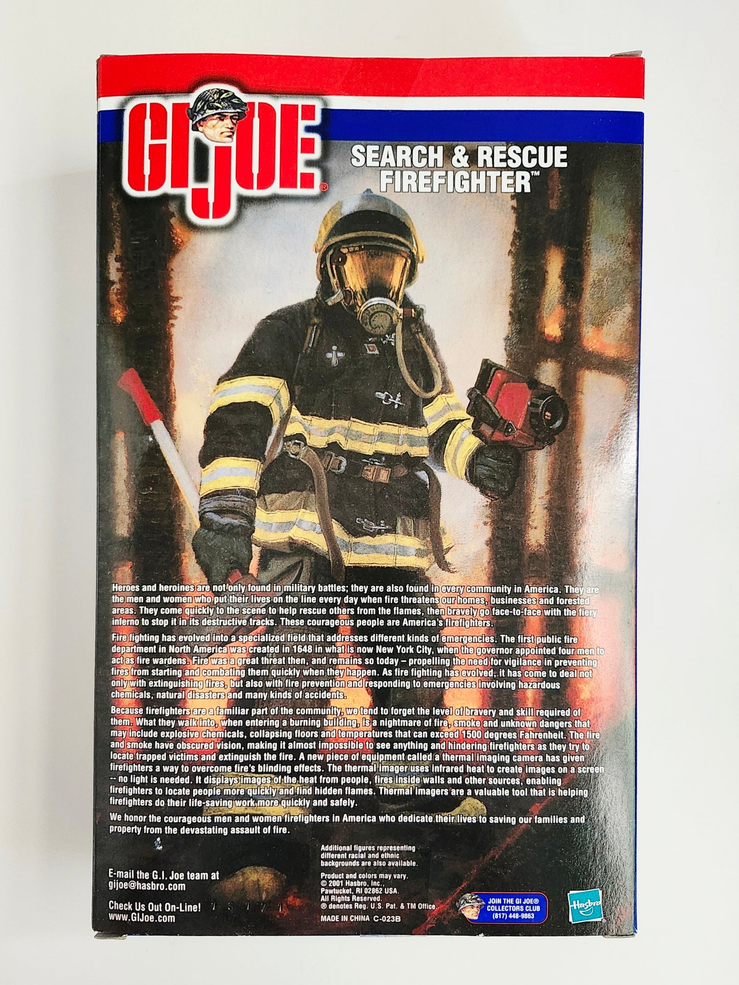 G.I. Joe Search & Rescue Firefighter (Hispanic) 12-Inch Action Figure