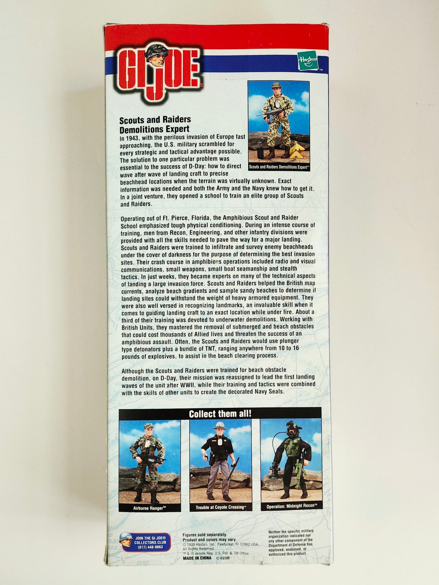 G.I. Joe Scouts and Raiders Demolitions Expert (Caucasian) 12-Inch Action Figure (Boxed)
