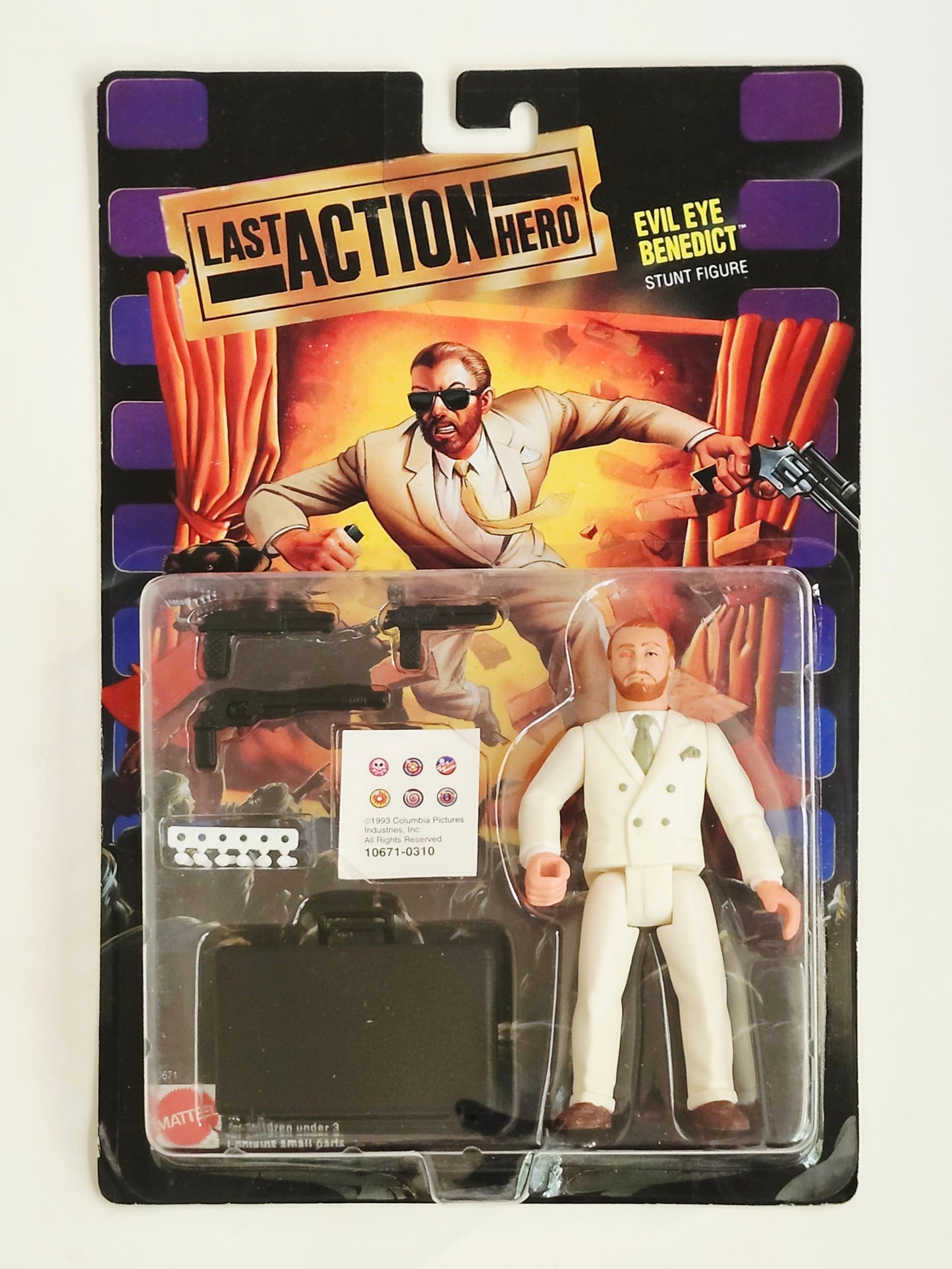 Last Action Hero Evil Eye Benedict Stunt Action Figure, 1993