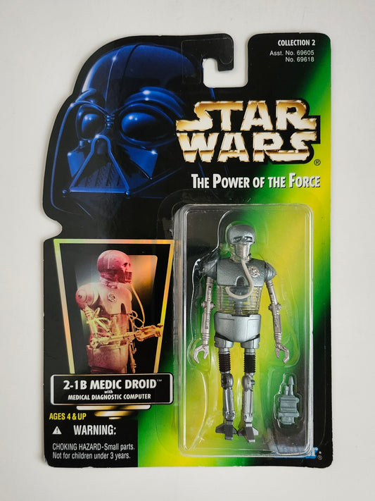 Star Wars: Power of the Force 2-1B Medic Droid (Hologram Card) 3.75-Inch Action Figure