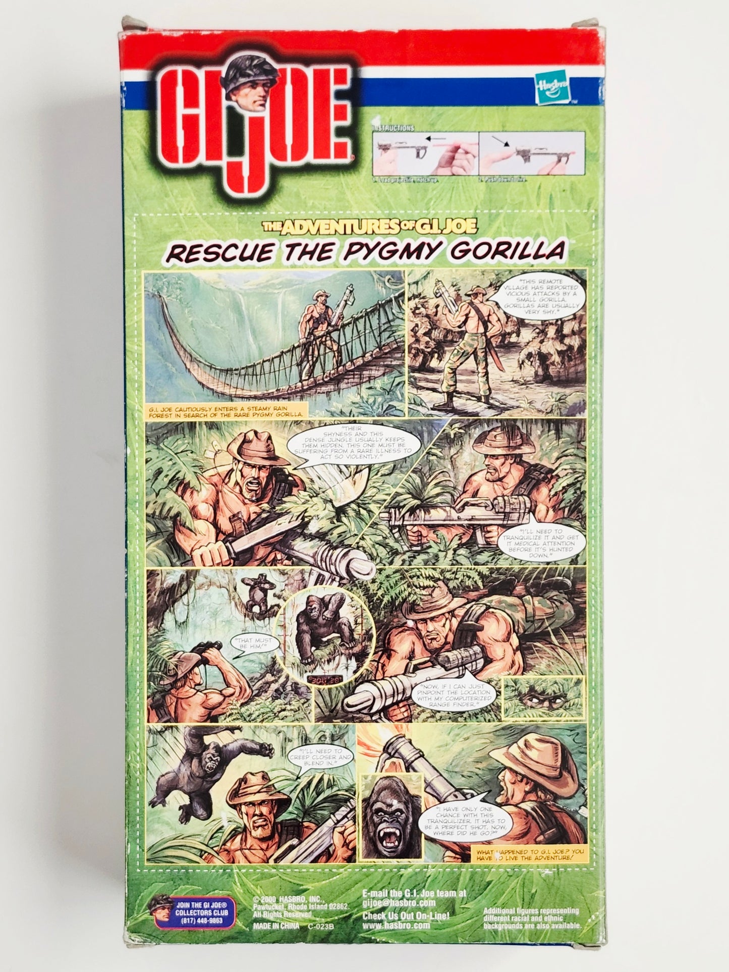 Adventures of G.I. Joe Rescue the Pygmy Gorilla (Caucasian) 12-Inch Action Figure, Not Sealed
