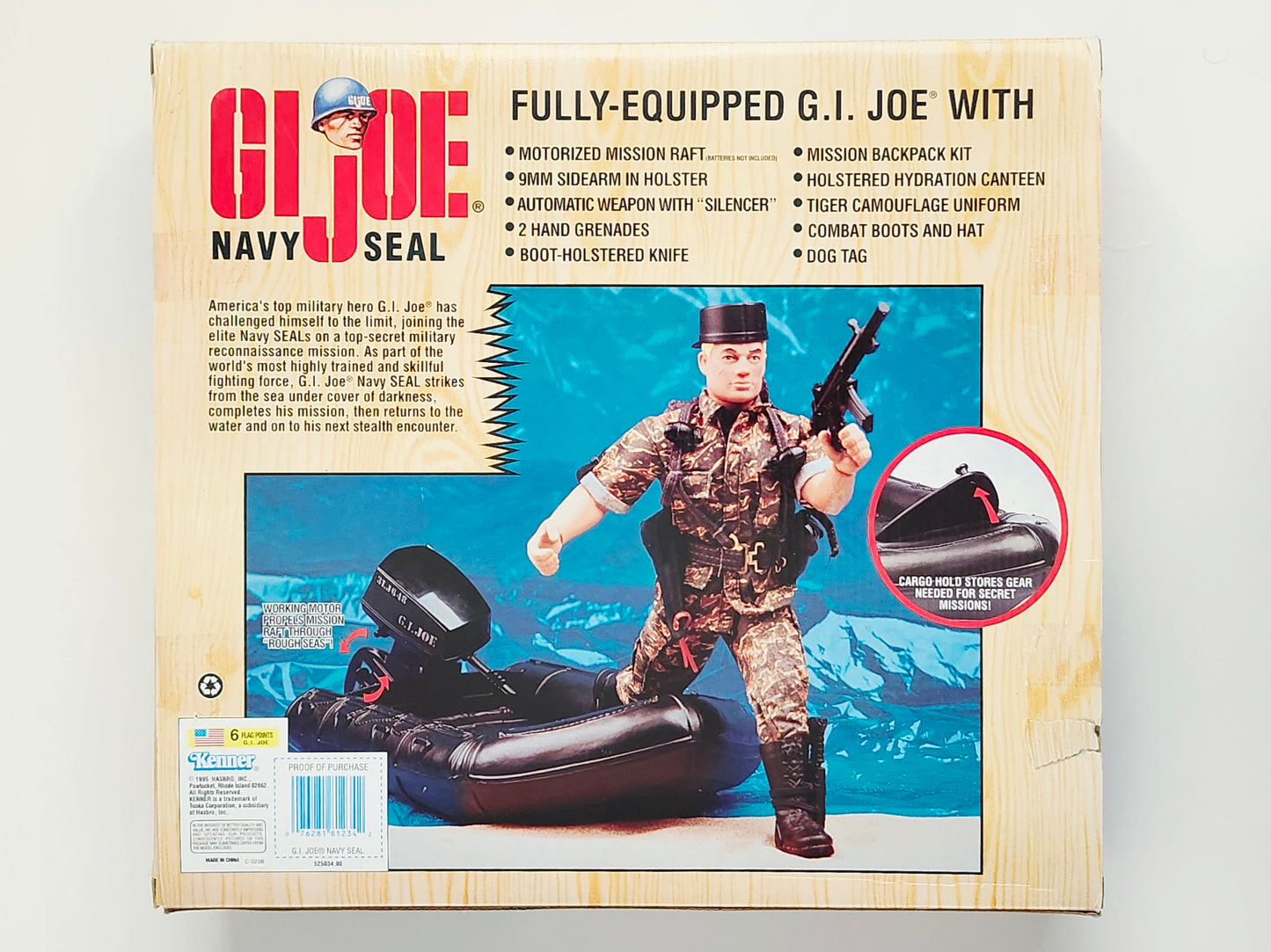 G.I. Joe Navy Seal and Mission Raft Exclusive 12-Inch Action Figure and Vehicle, Pre-Owned