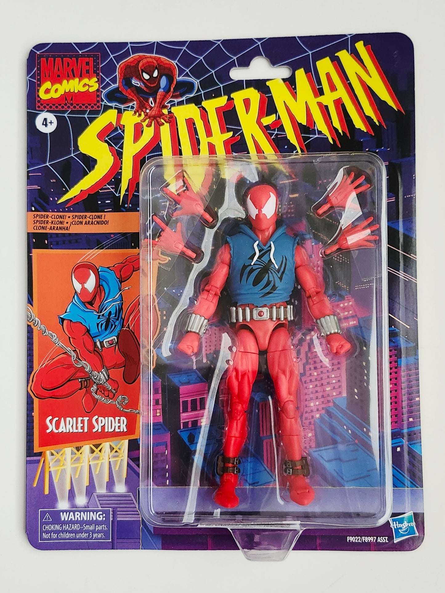 Marvel Legends Spider-Man Retro Collection Scarlet Spider 6-Inch Action Figure
