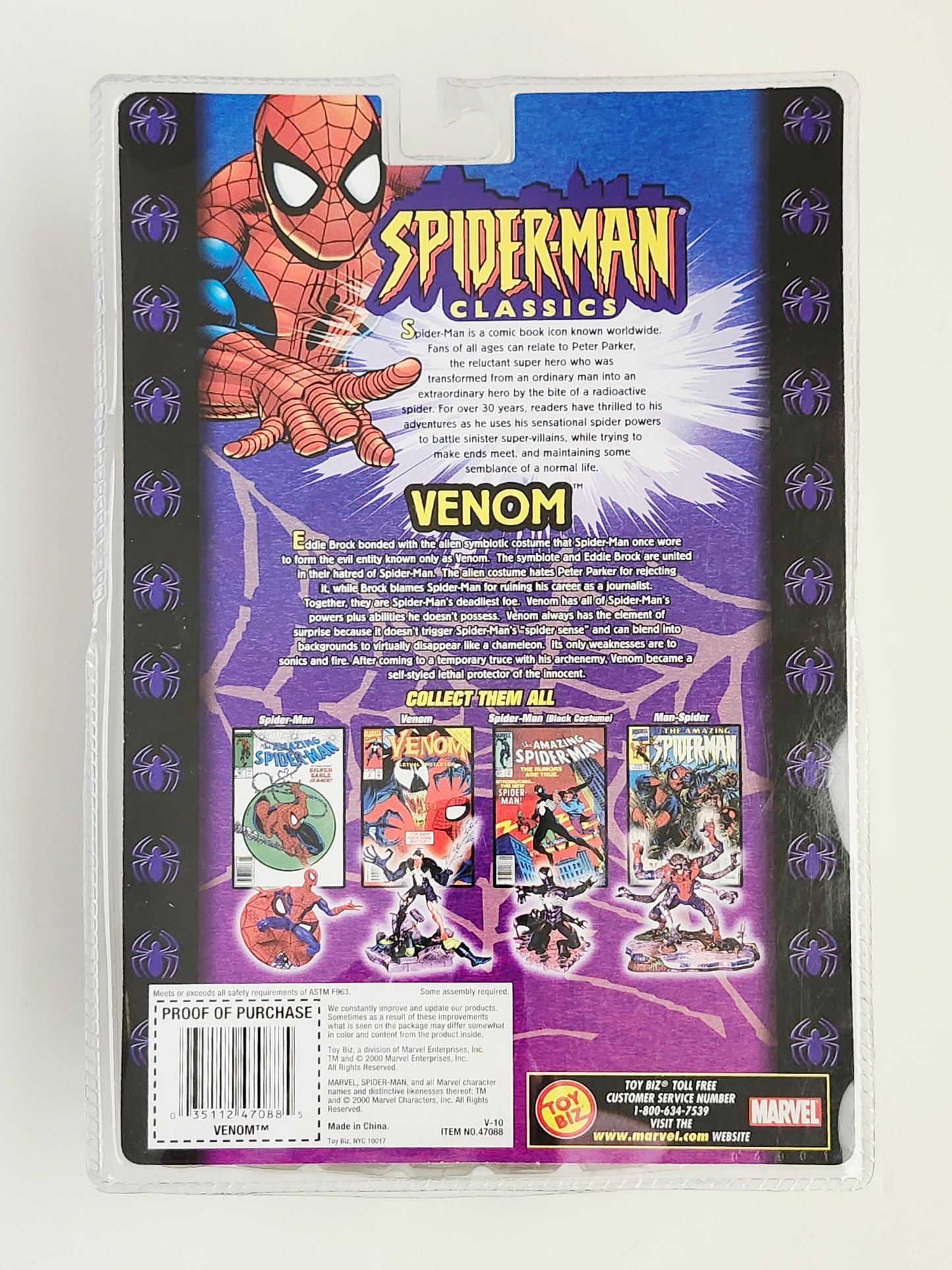 Spider-Man Classics Series 1 Venom 6-Inch Action Figure