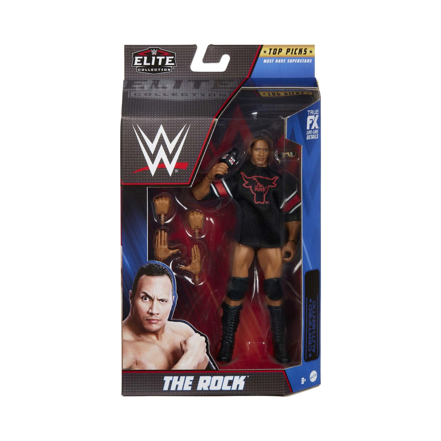 WWE Elite Collection Top Picks 2022 The Rock Action Figure