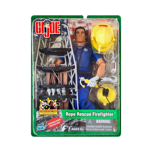 G.I. Joe Search & Rescue Team Collection Rope Rescue Firefighter (Hispanic) 12-Inch Action Figure
