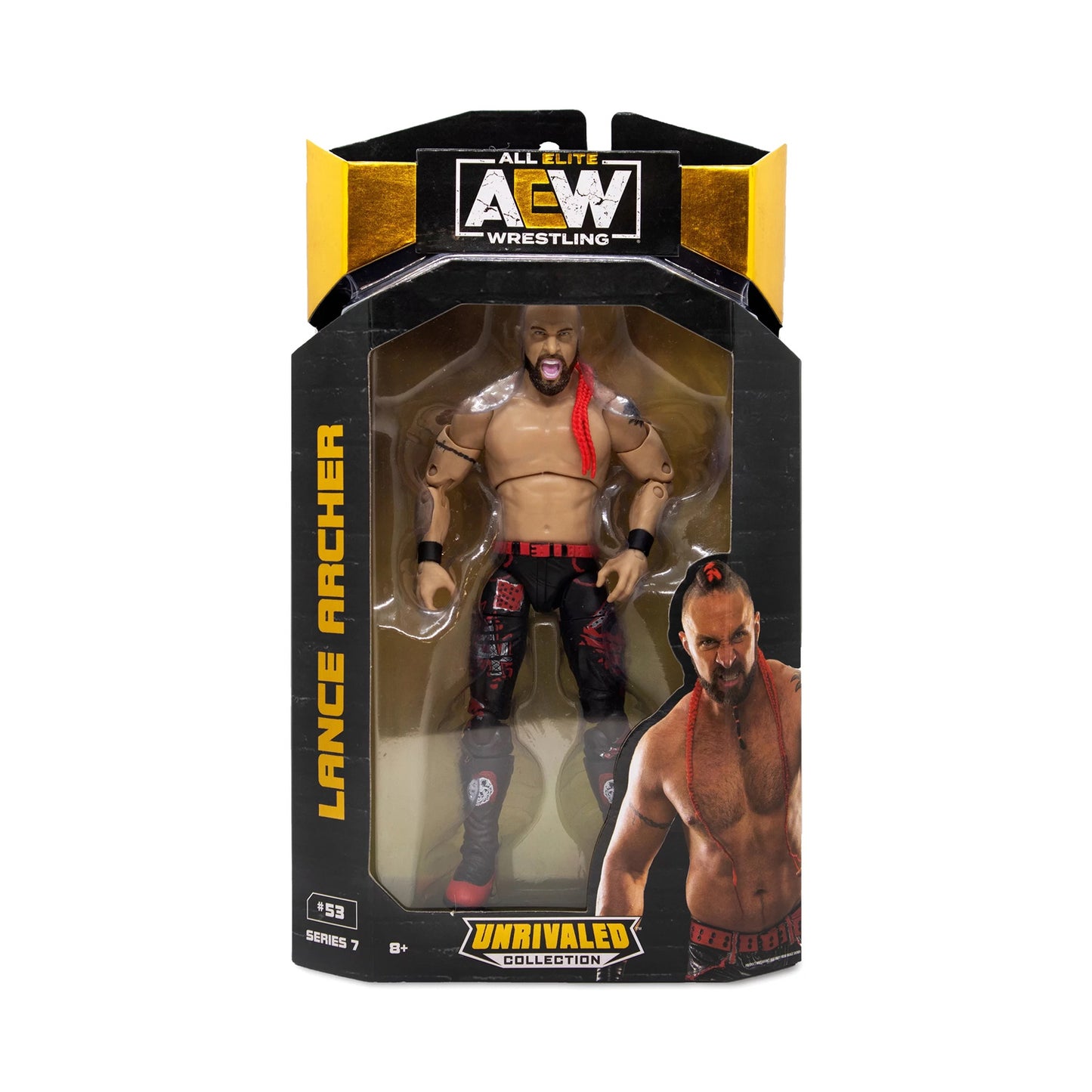 AEW Unrivaled Collection Series 7 Lance Archer Action Figure, Not Mint