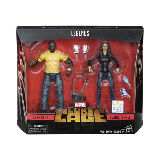 Marvel Legends Exclusive Luke Cage and Claire Temple Action Figure 2-Pack