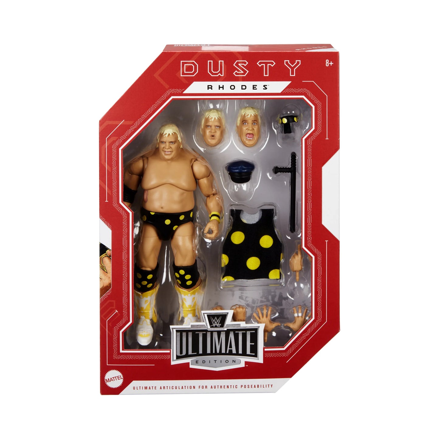 WWE Legends Ultimate Edition 2024 Dusty Rhodes Exclusive Action Figure