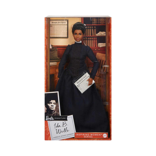 Barbie Signature Inspiring Women Collection Ida B. Wells 11.5-Inch Doll, Not Mint